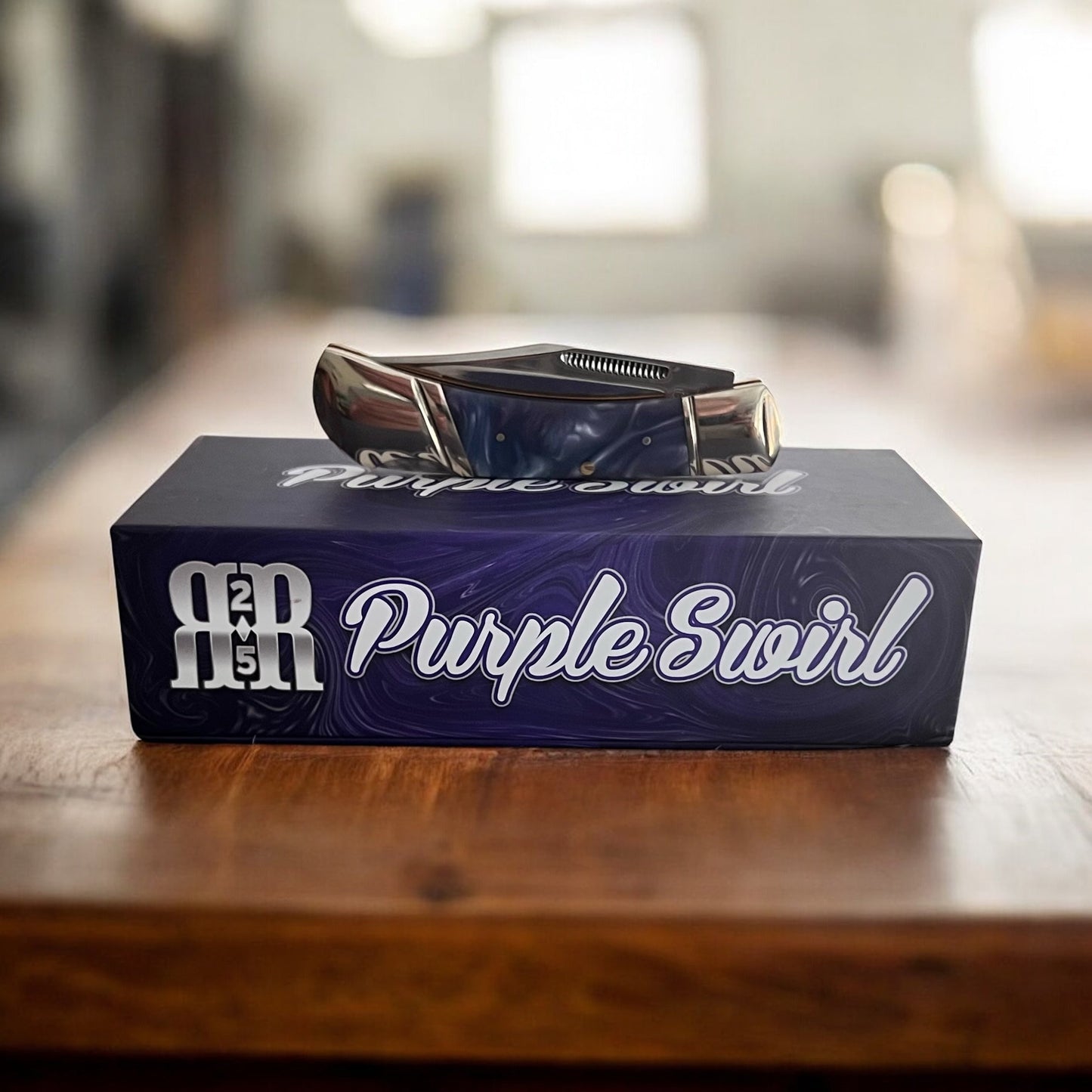 Rough Rider Purple Swirl Lockback Pocket Knife 6016 CedarHill Country Market
