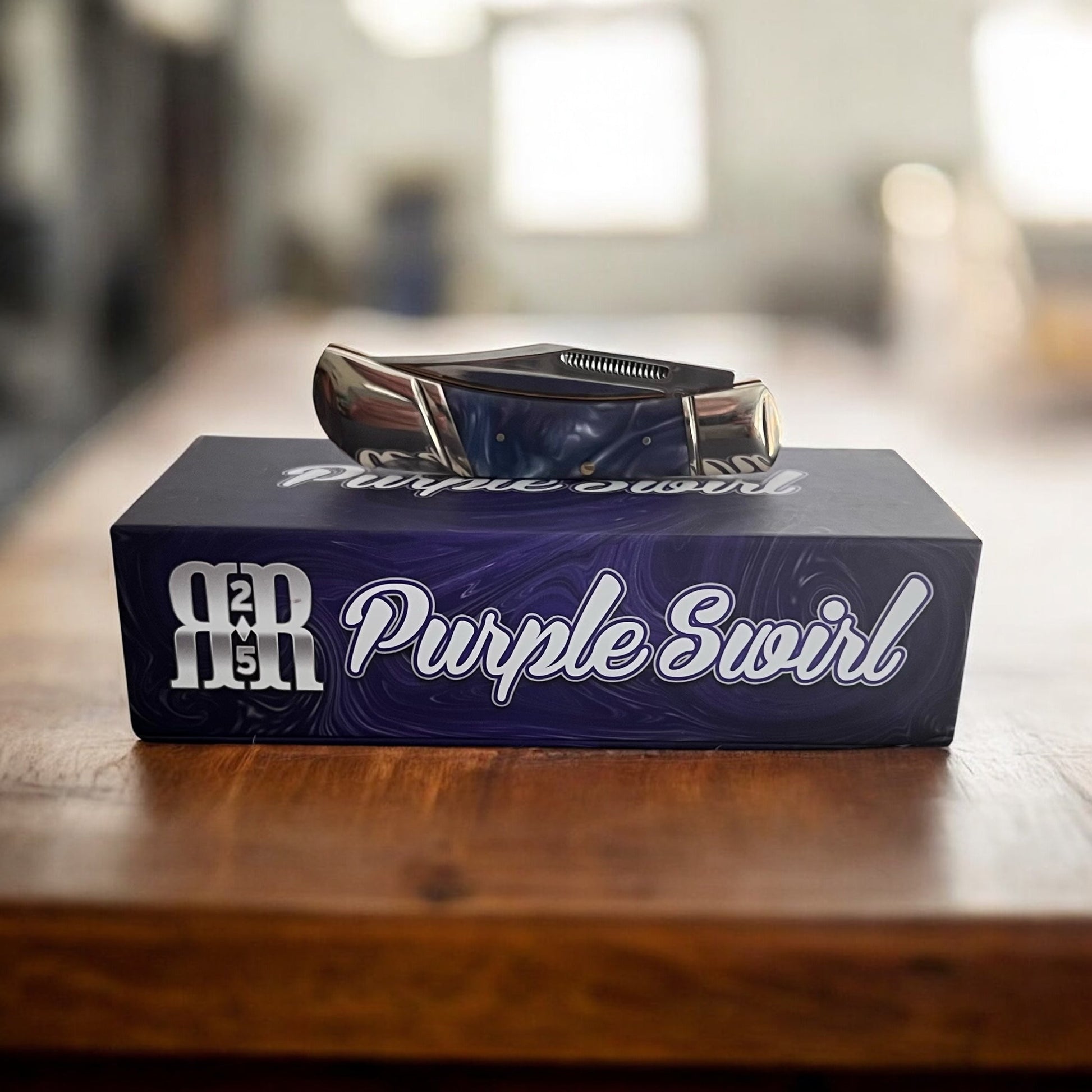 Rough Rider Purple Swirl Lockback Pocket Knife 6016 CedarHill Country Market
