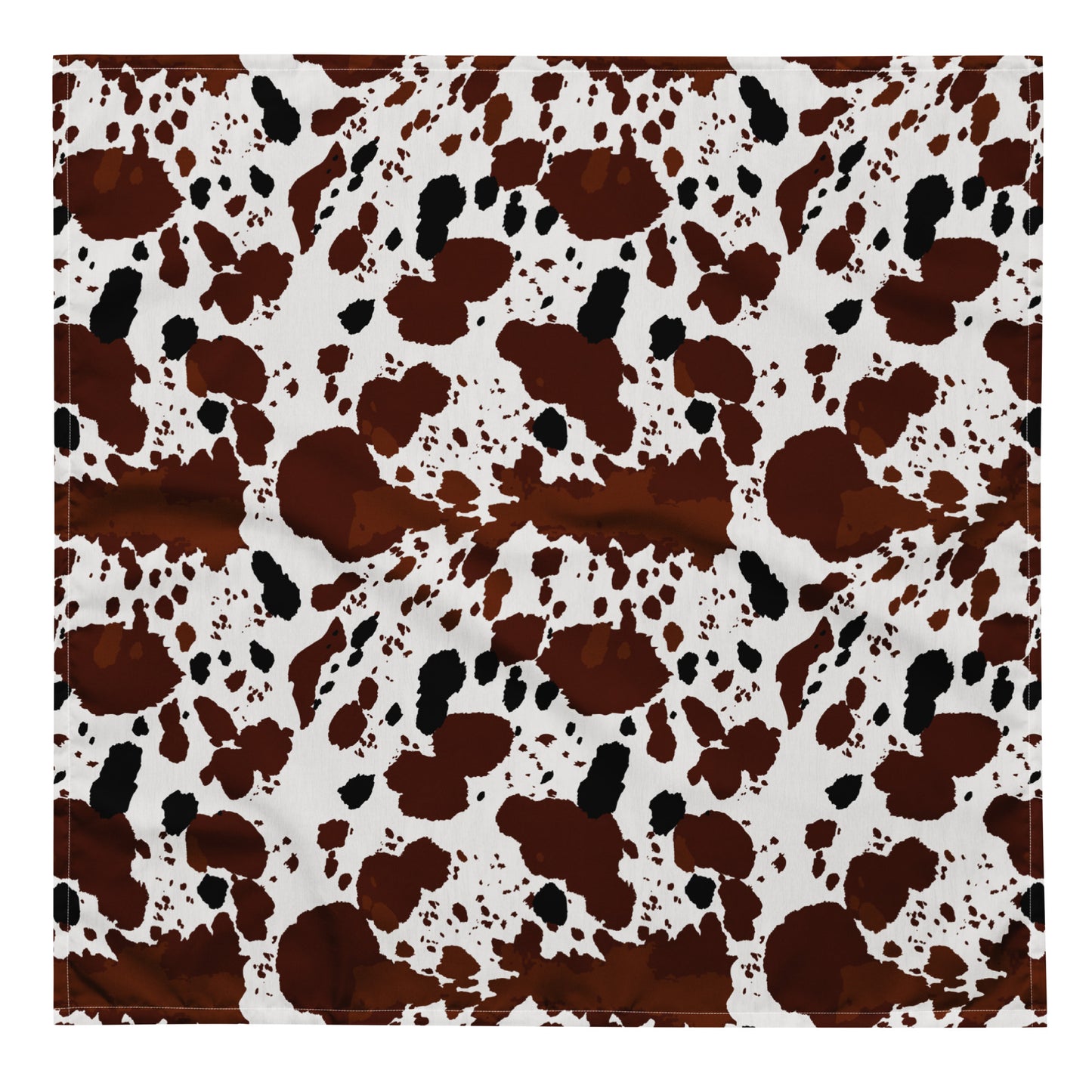 Cow hide Western Style All-over print bandana CedarHill Country Market