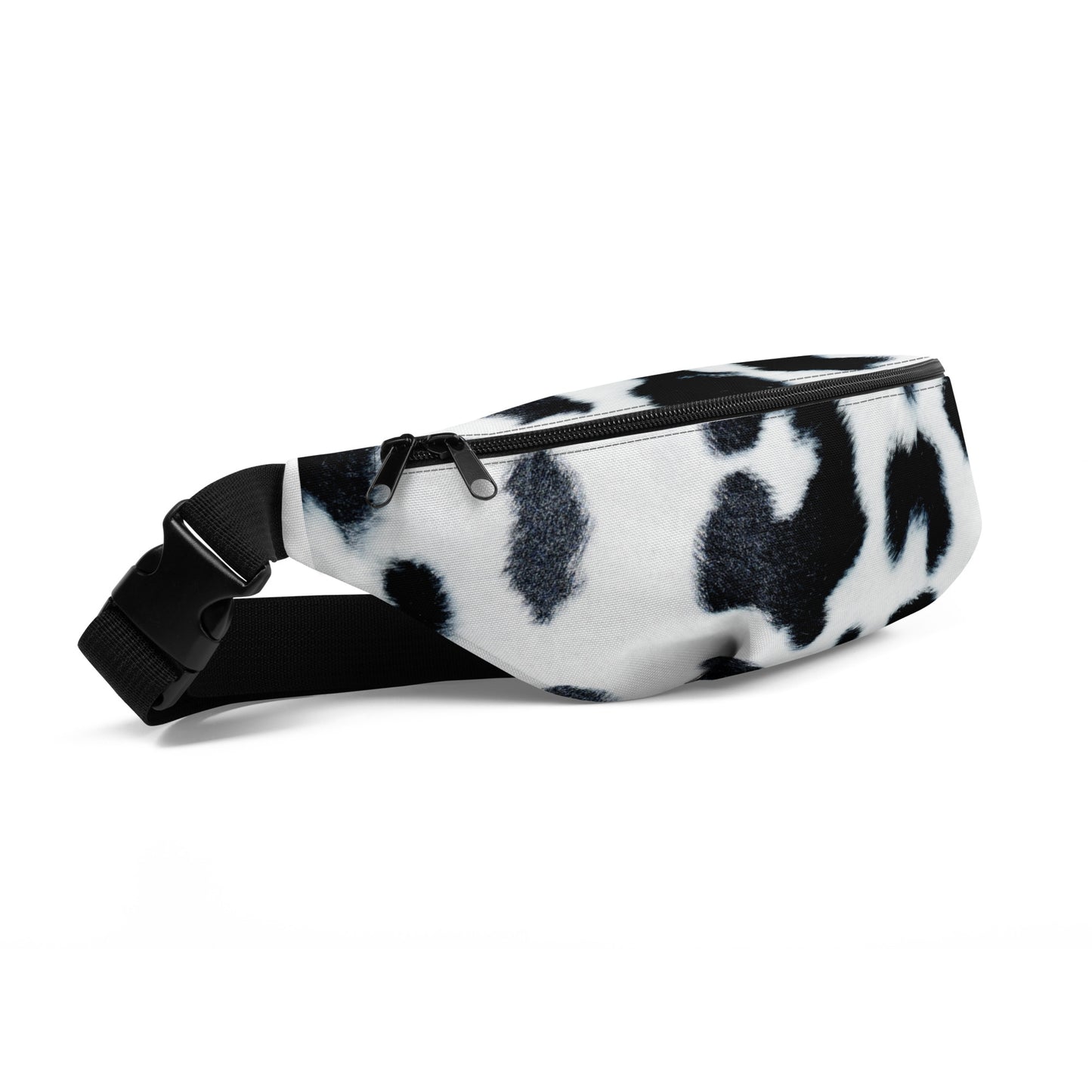 Black and White Cow Pattern Fanny Pack CedarHill Country Market