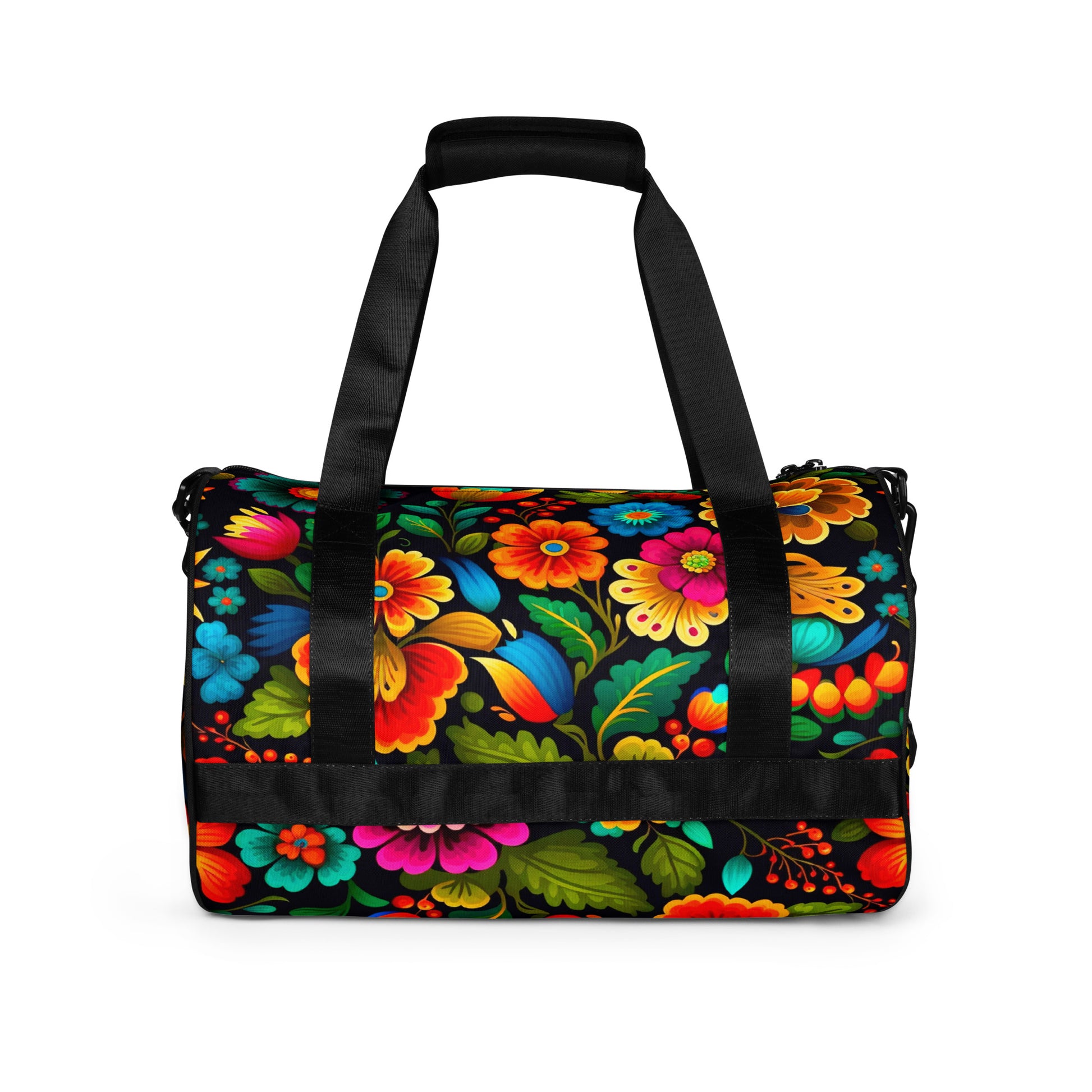 Colorful Spanish Floral All-over print gym bag CedarHill Country Market