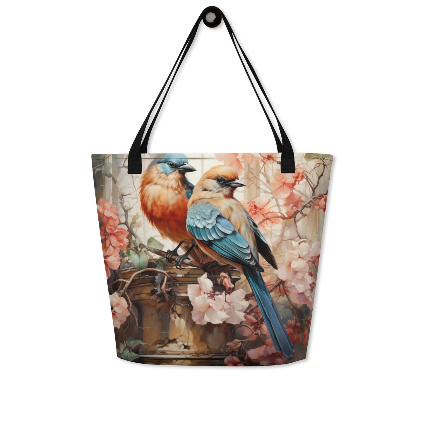 Timeless Feather and Flora Large Tote Bag CedarHill Country Market