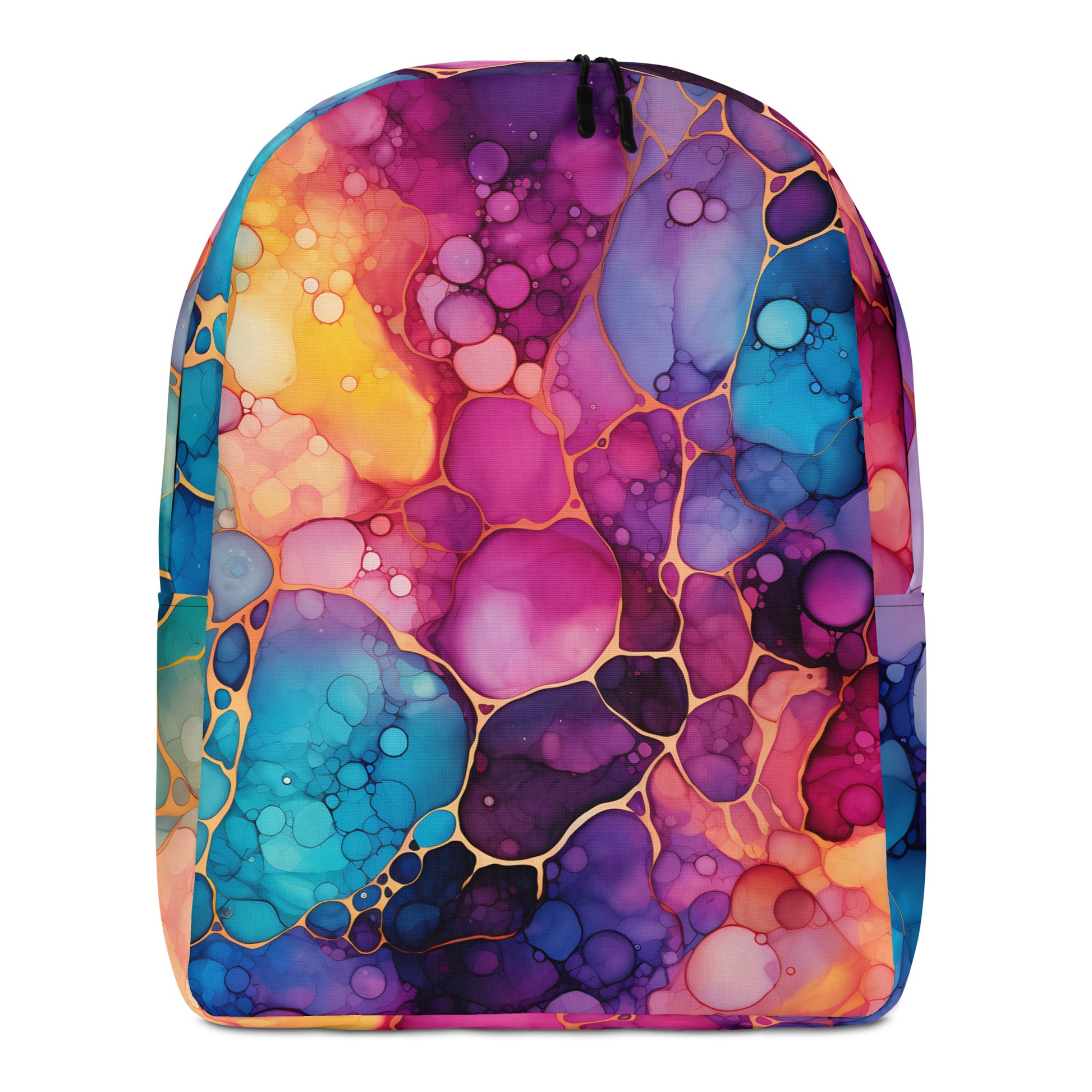 Multicolored Ink Explosion Minimalist Backpack CedarHill Country Market
