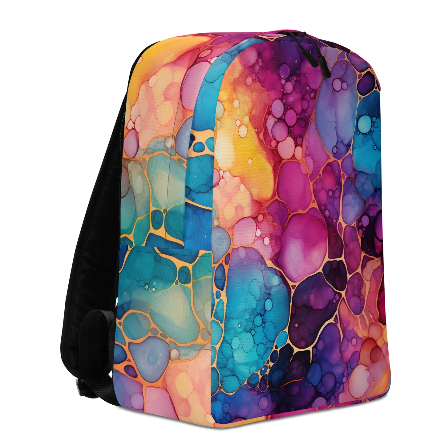 Multicolored Ink Explosion Minimalist Backpack CedarHill Country Market