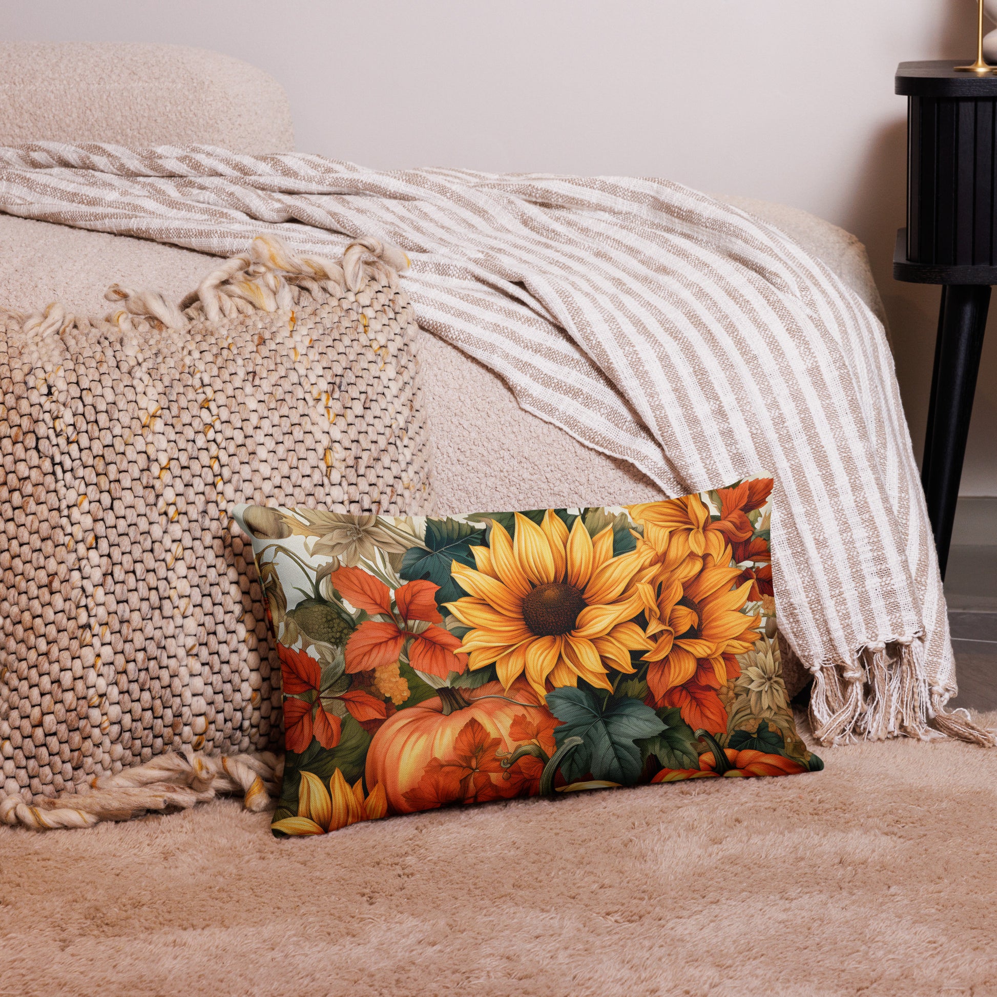 Autumn Bliss Fall Harvest Home Decor Premium Pillow CedarHill Country Market
