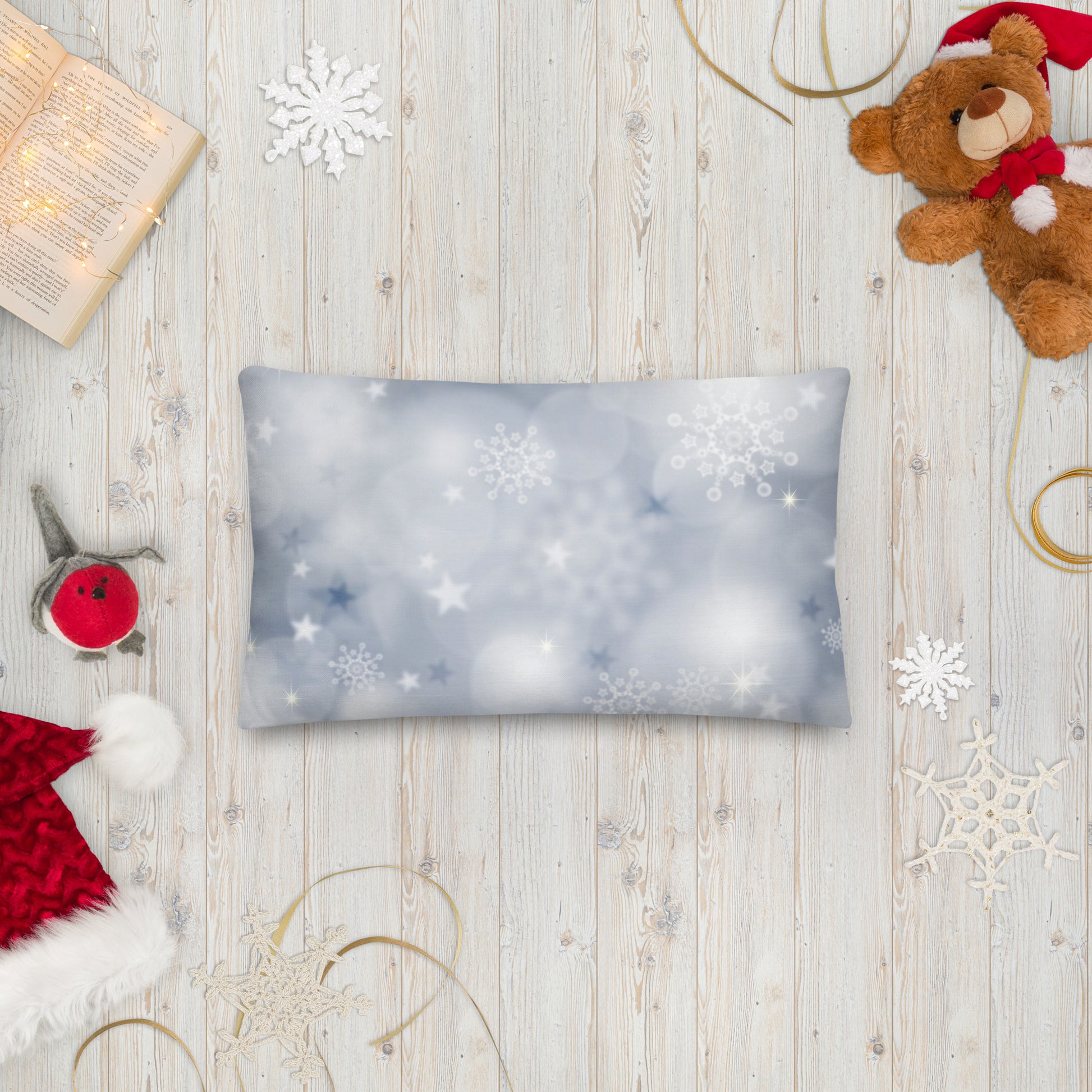 Santa's List Home Decor Premium Throw Pillow CedarHill Country Market