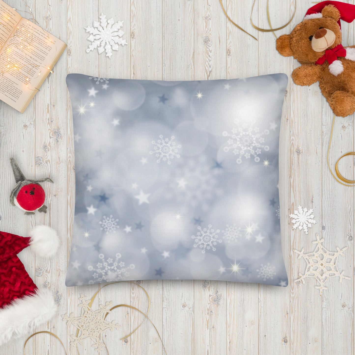 Santa's List Home Decor Premium Throw Pillow CedarHill Country Market