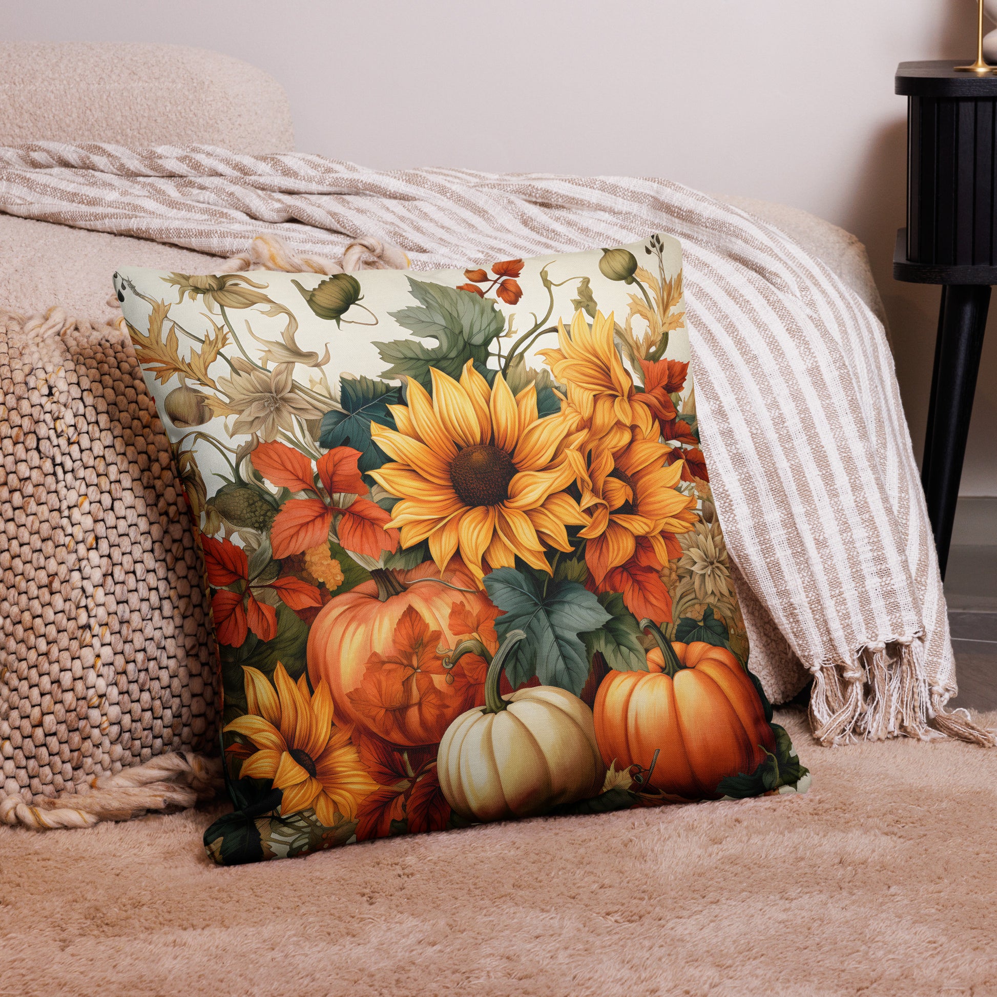 Autumn Bliss Fall Harvest Home Decor Premium Pillow CedarHill Country Market