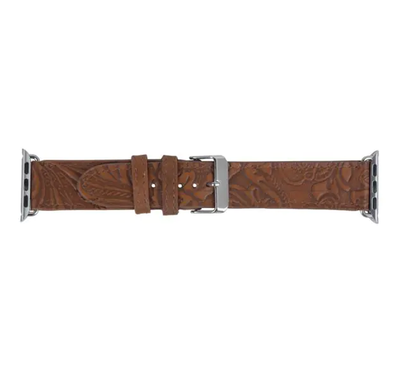 Association Leather Tooled Watch Apple Band by Myra CedarHill Country Market