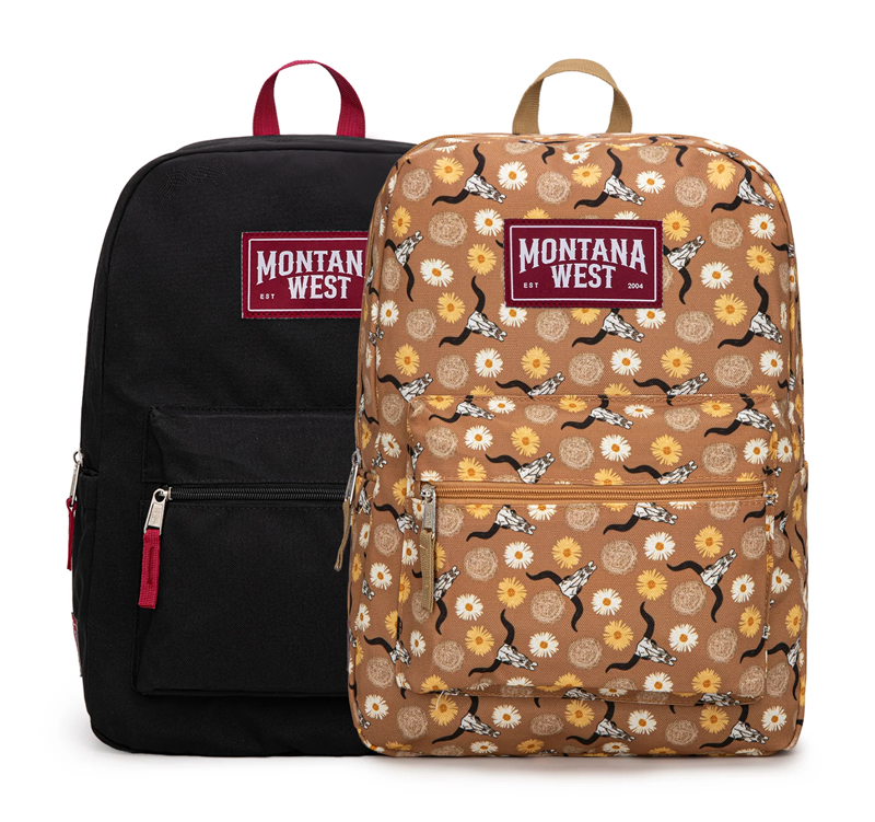 Montana West Cowboy Boots Cactus Print Backpack -2Pcs Set - Multi Cedar Hill Country Market