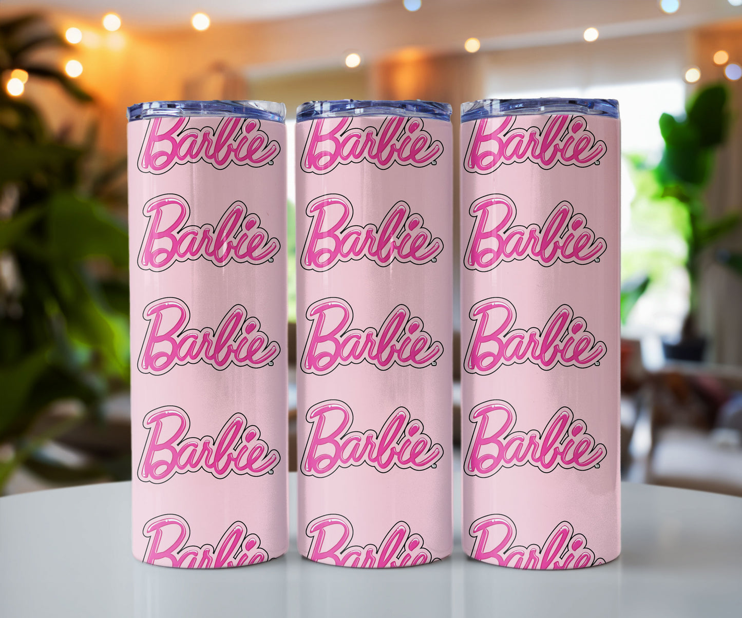 Barbie Pink Logo Stainless steel tumbler CedarHill Country Market