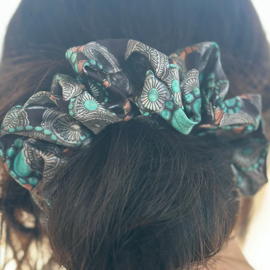 Satin Western Inspired Scrunchies - Multi CedarHill Country Market