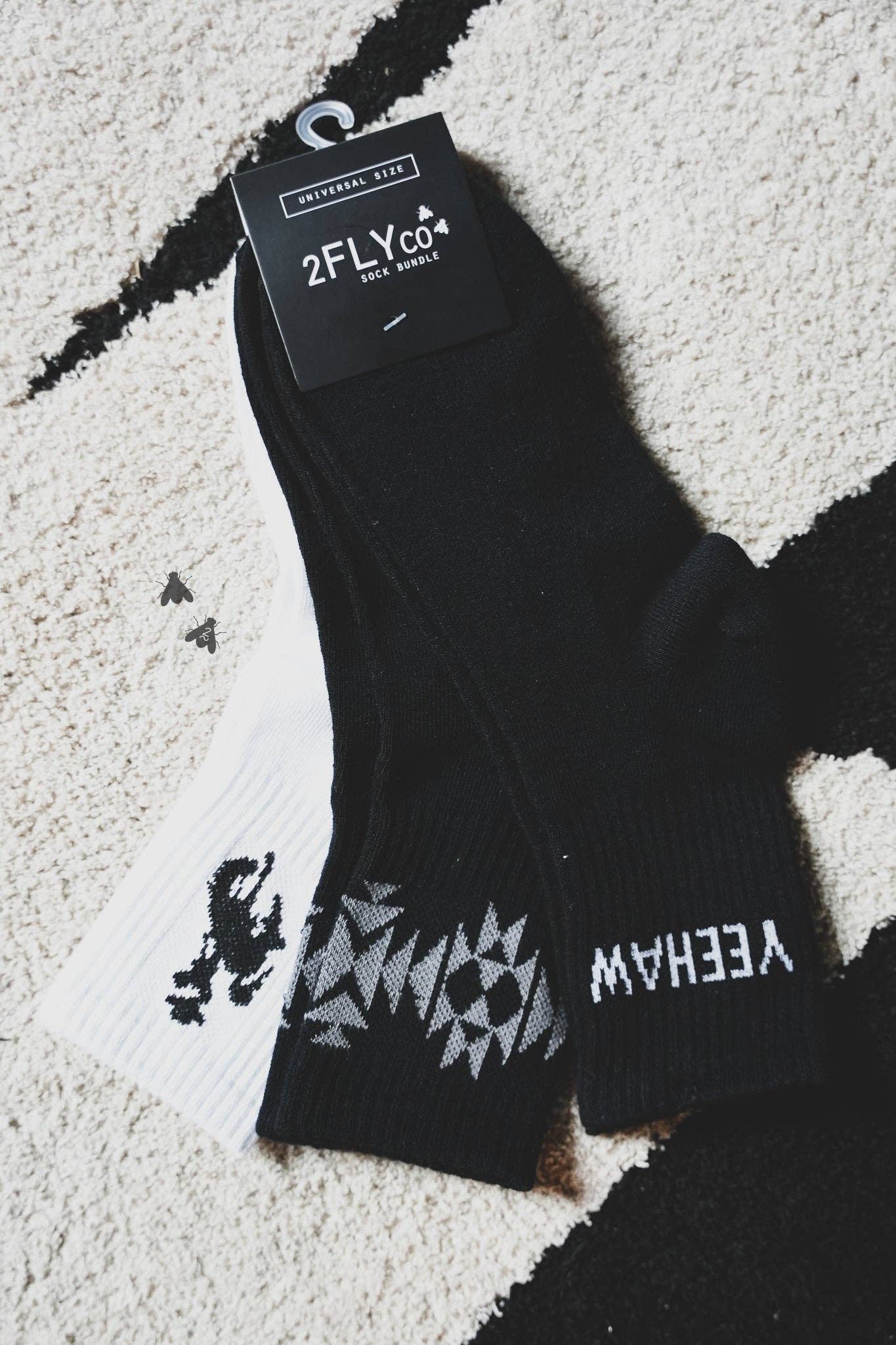 SOCK EM SILLY *MONOCHROME 2 Fly Co