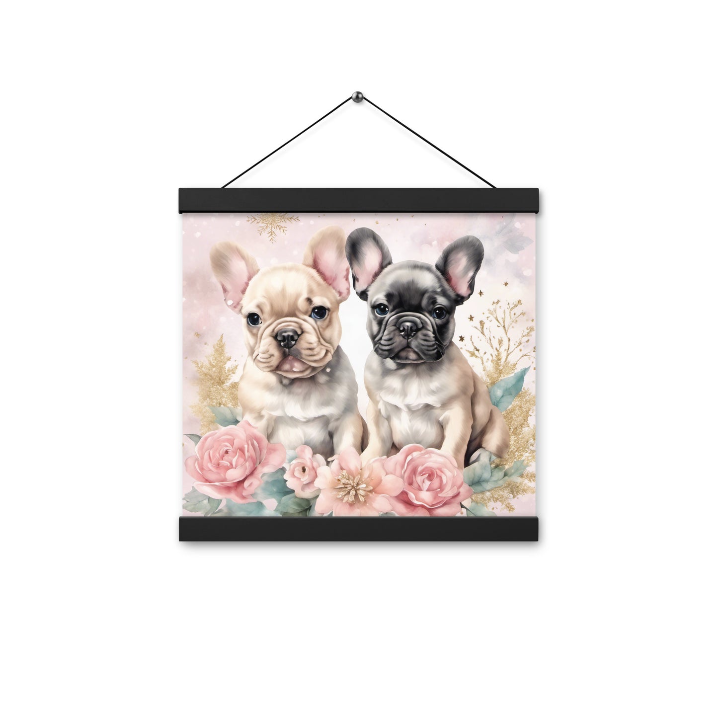 French Bulldog Home Decor Artwork Poster with hangers CedarHill Country Market