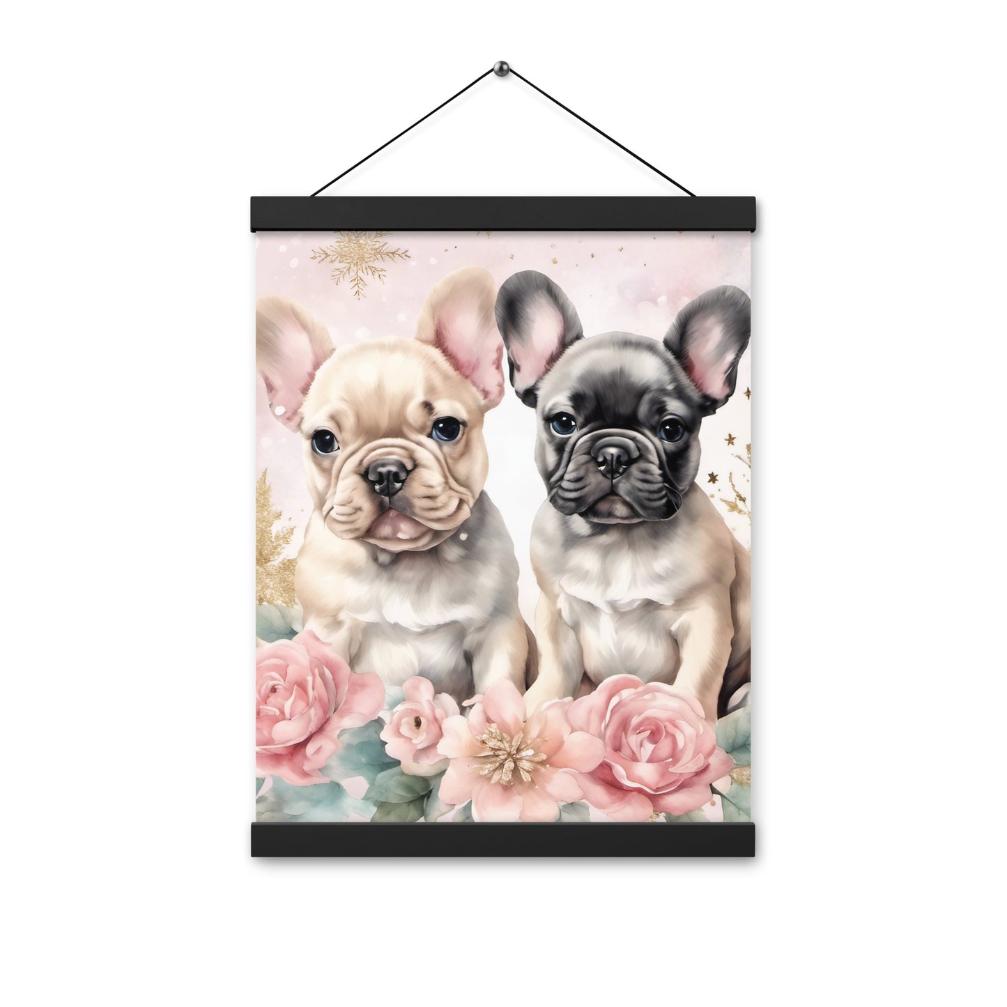 French Bulldog Home Decor Artwork Poster with hangers CedarHill Country Market