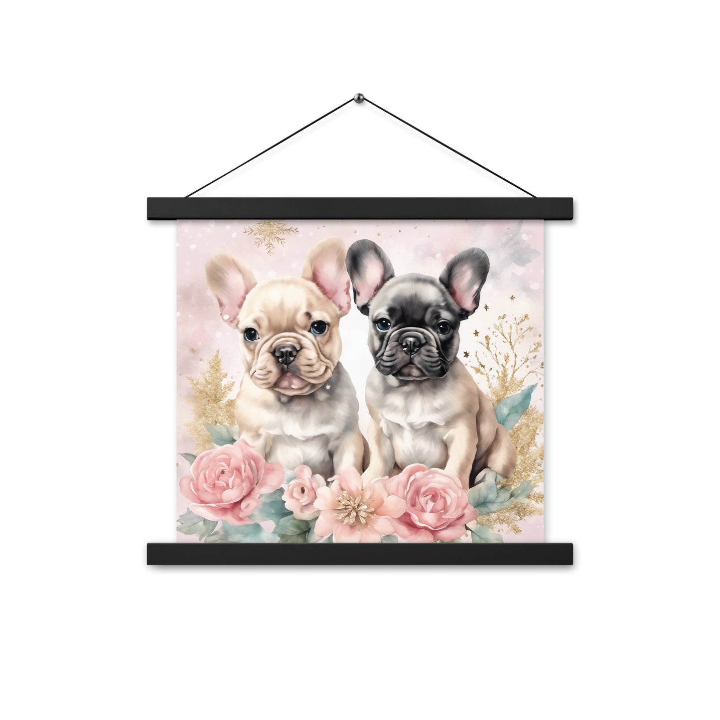 French Bulldog Home Decor Artwork Poster with hangers CedarHill Country Market