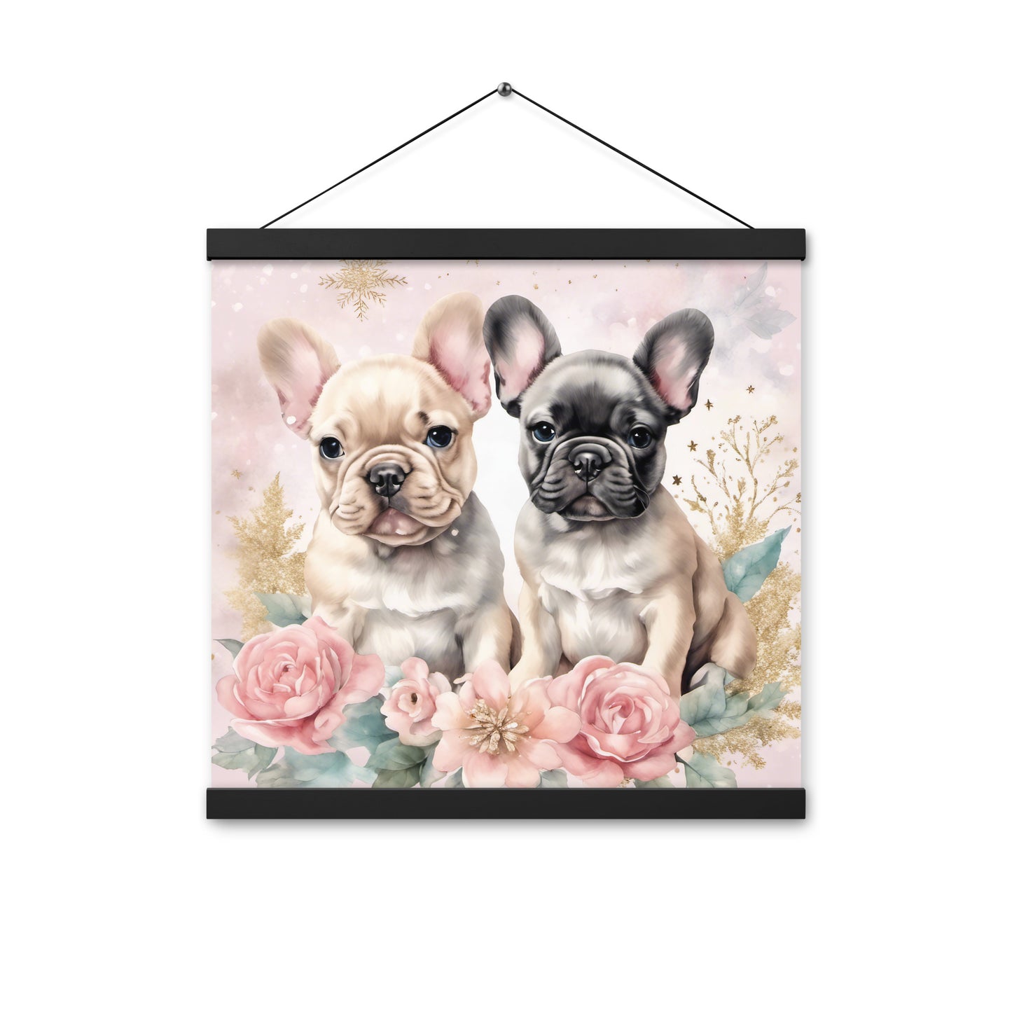 French Bulldog Home Decor Artwork Poster with hangers CedarHill Country Market