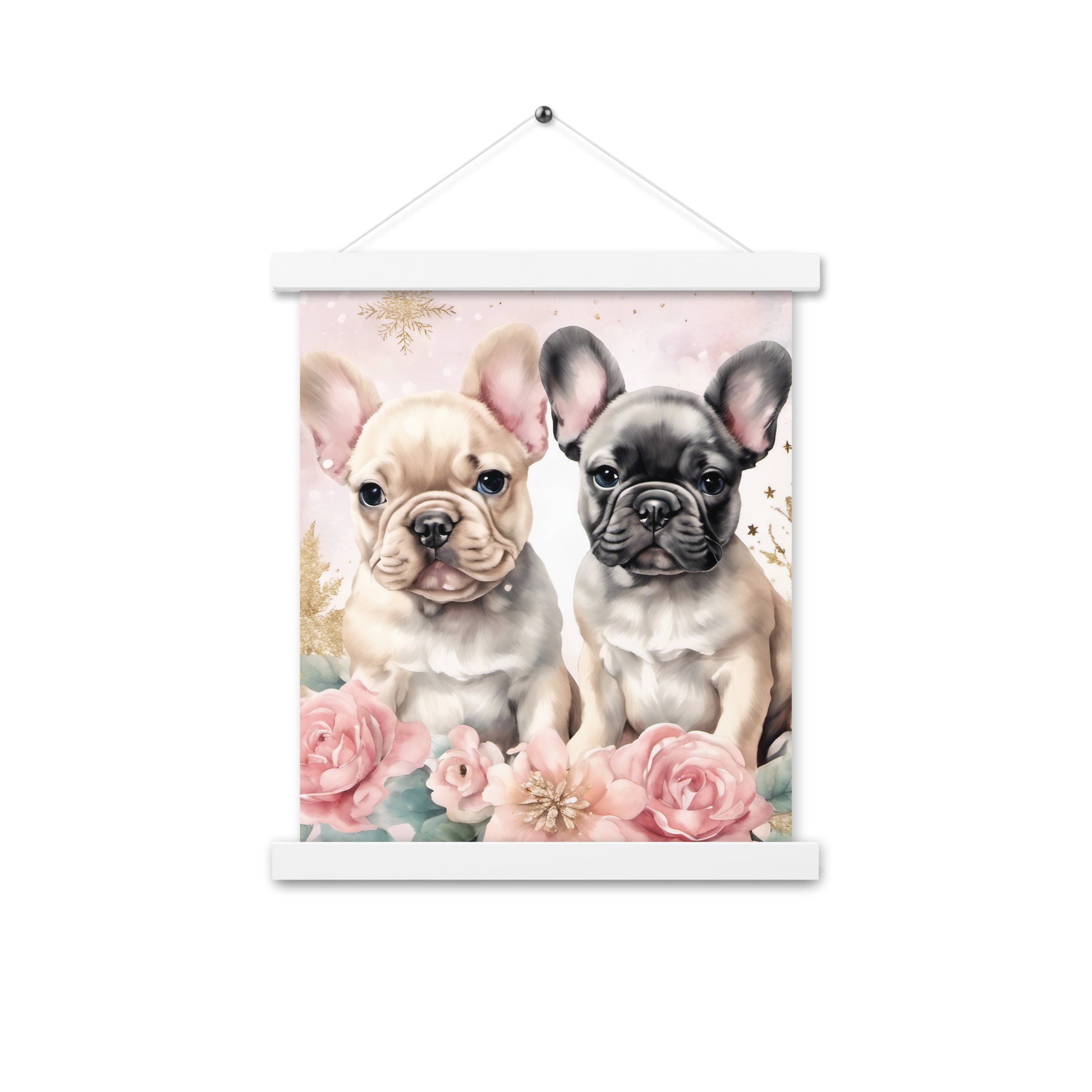 French Bulldog Home Decor Artwork Poster with hangers CedarHill Country Market