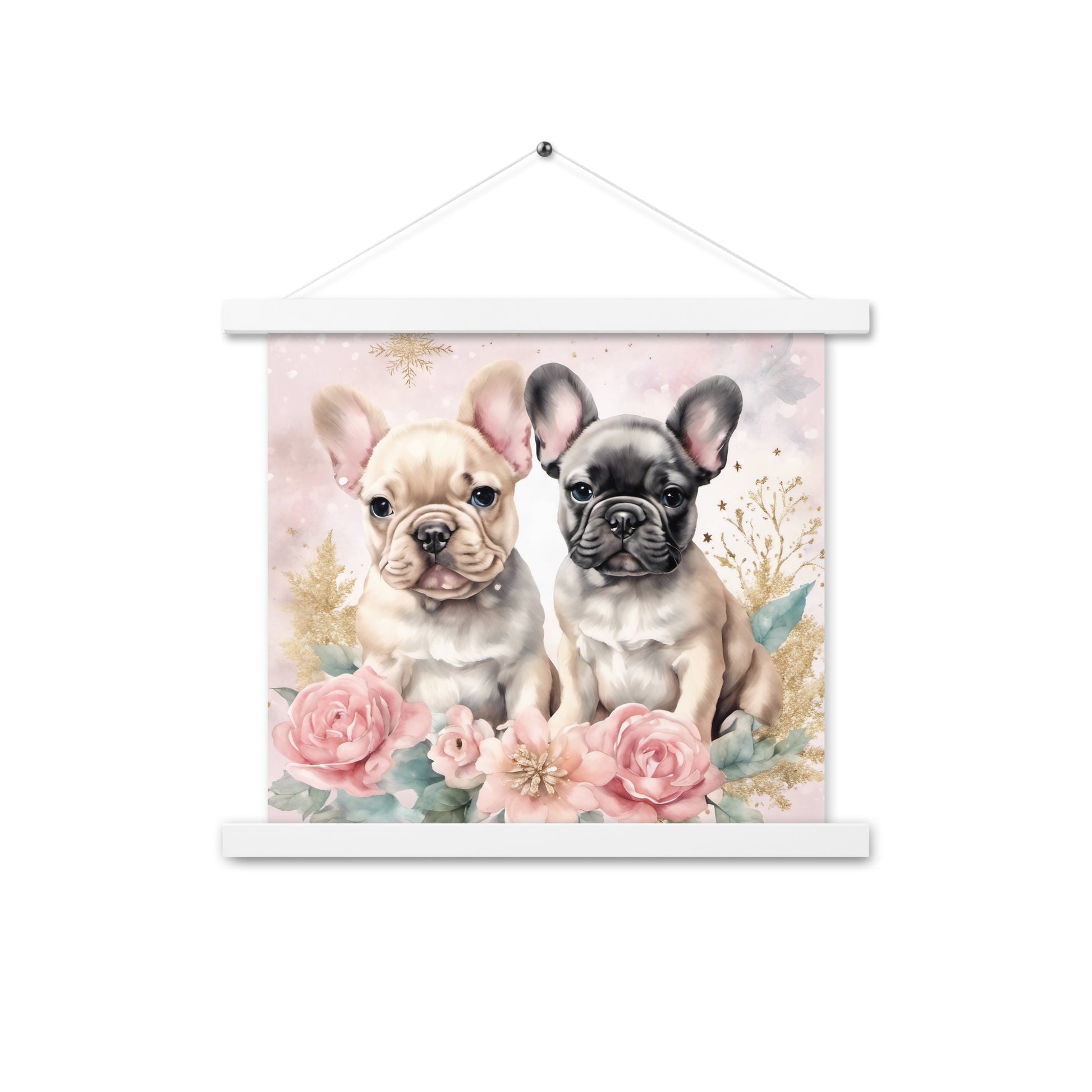 French Bulldog Home Decor Artwork Poster with hangers CedarHill Country Market