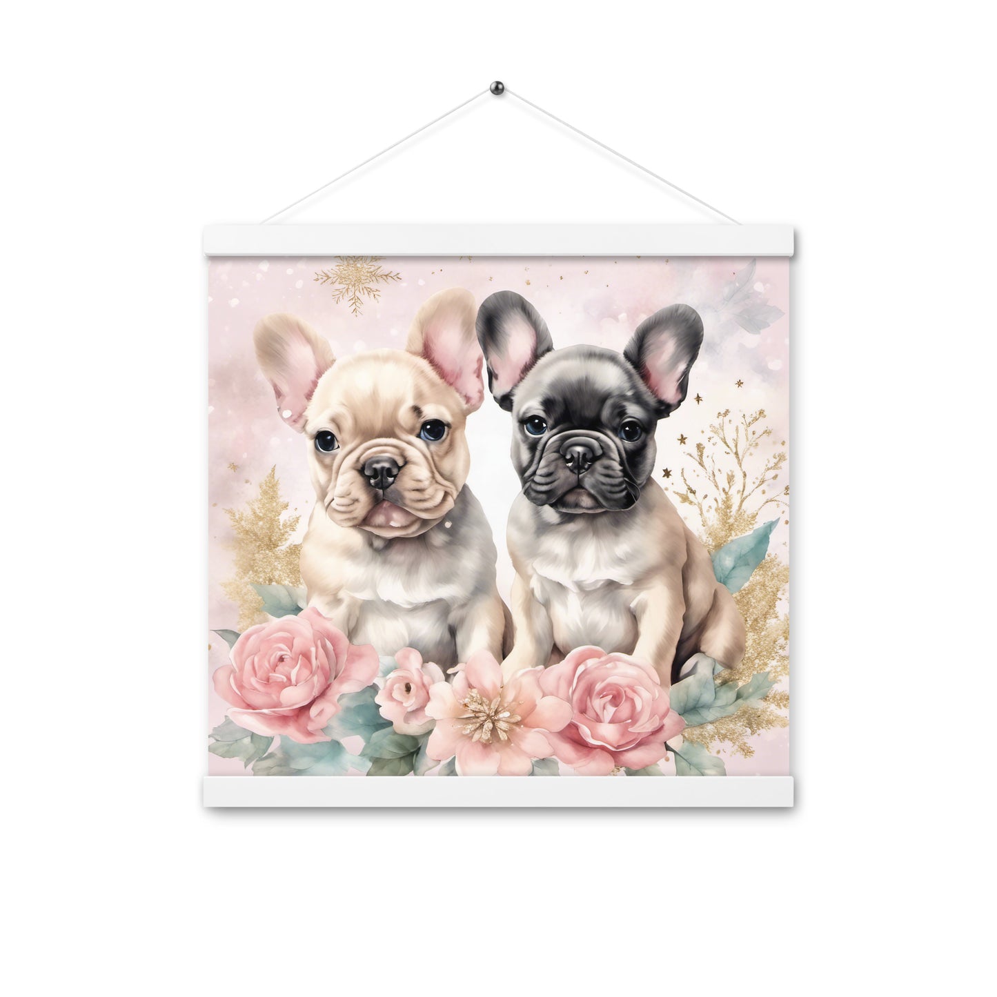 French Bulldog Home Decor Artwork Poster with hangers CedarHill Country Market