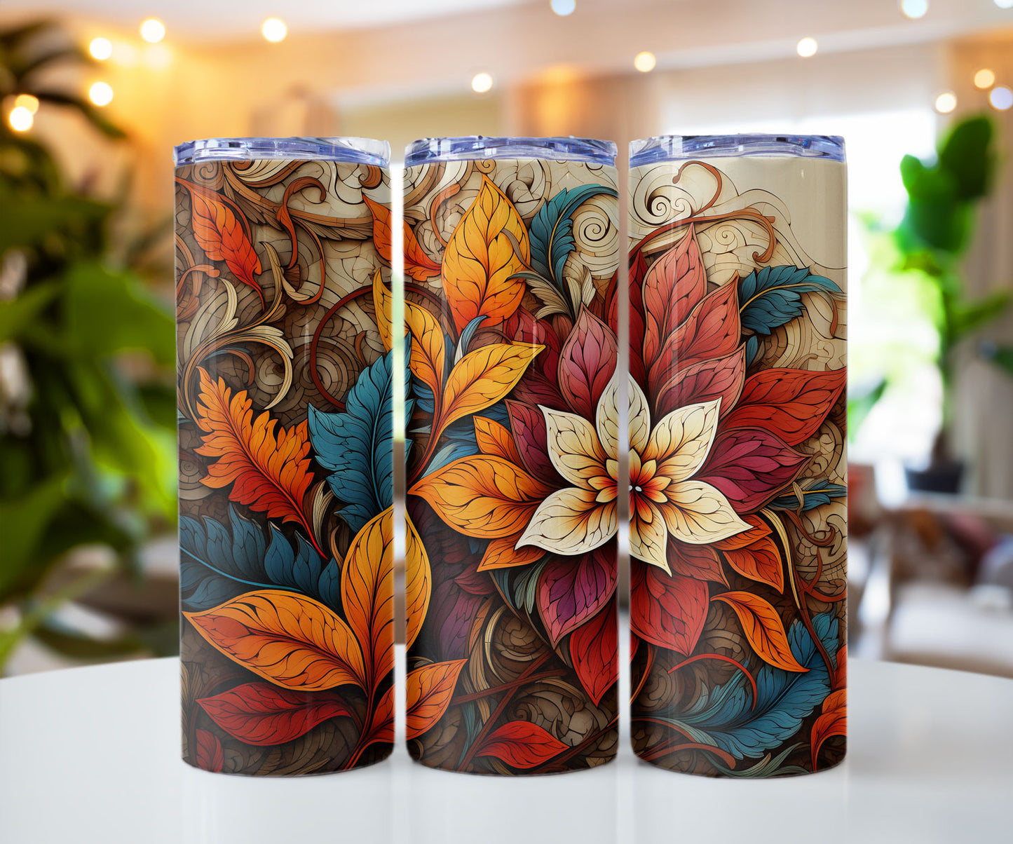 Fall Bouquet Stainless steel tumbler CedarHill Country Market