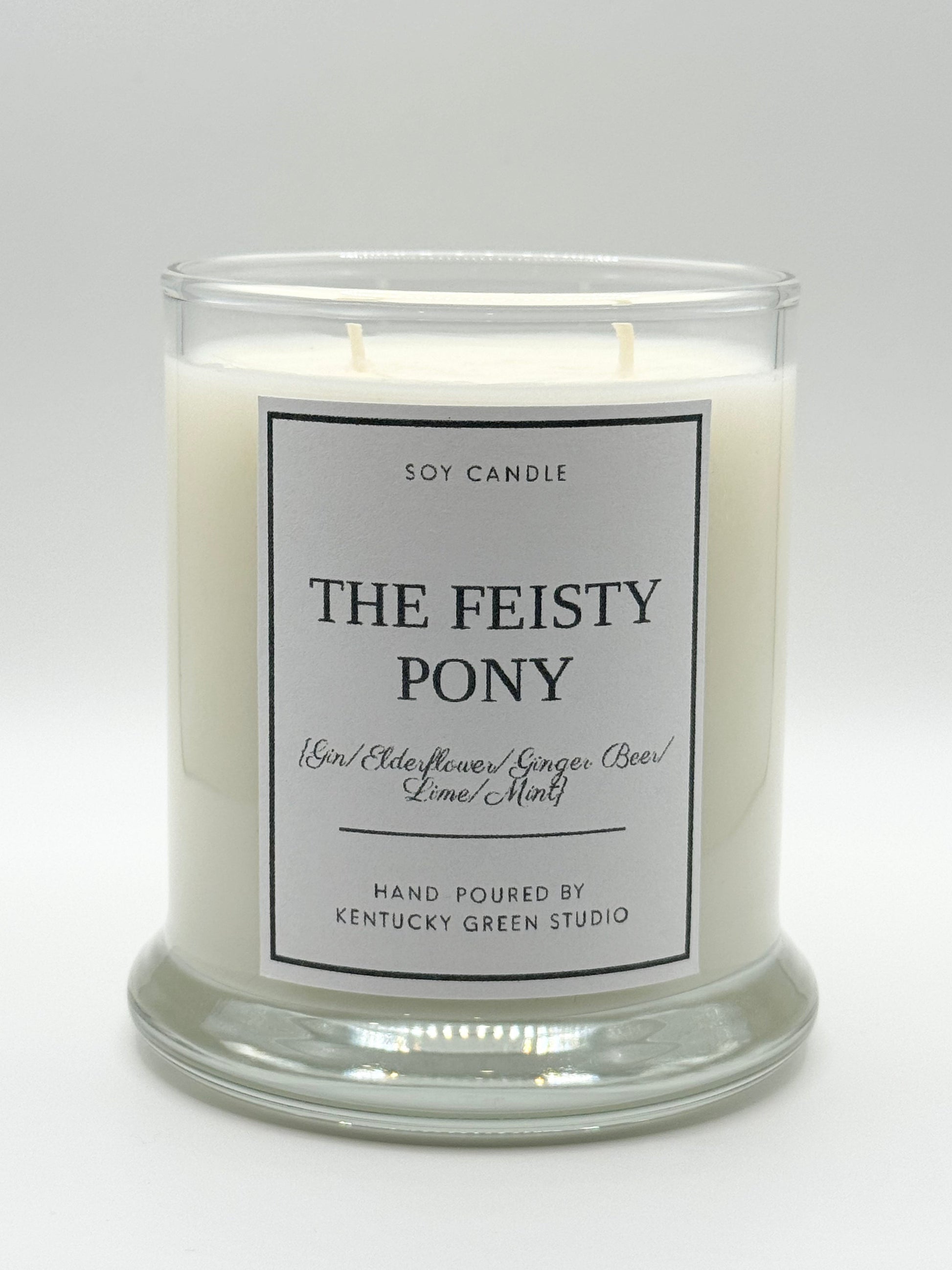 The Feisty Pony Soy Wax Candle Kentucky Green Studio