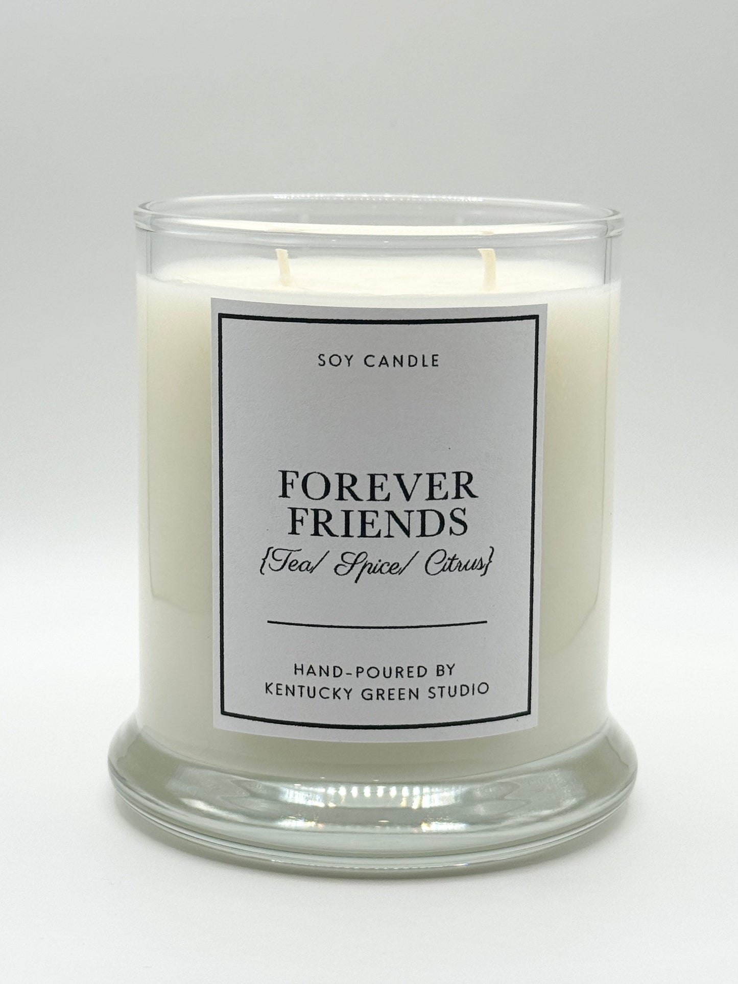 Forever Friends Soy Candle Kentucky Green Studio