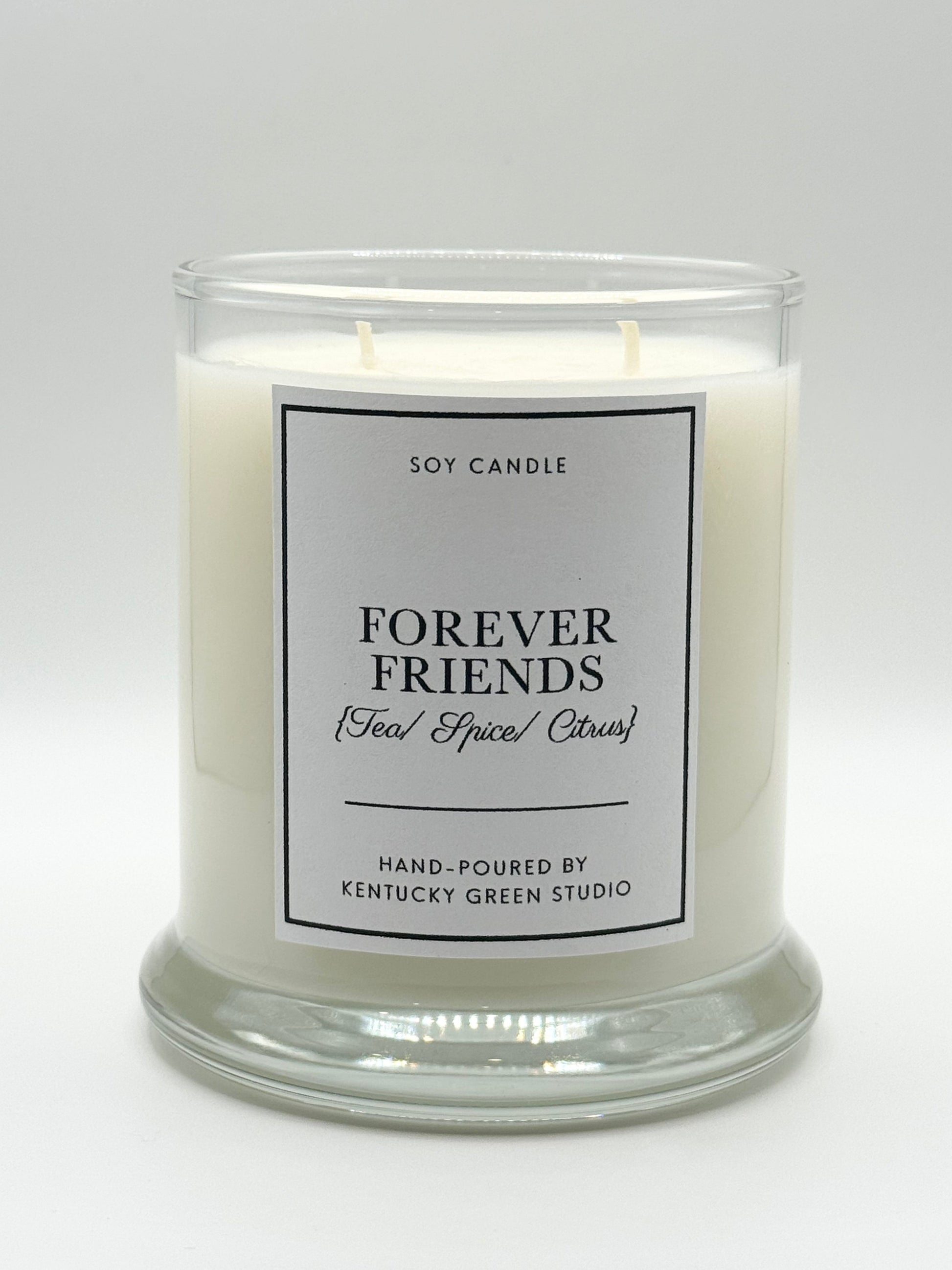 Forever Friends Soy Candle Kentucky Green Studio