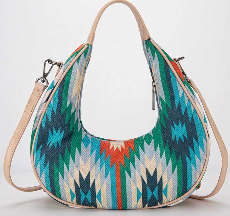 Montana West Aztec Fringe Crescent Crossbody Bag CedarHill Country Market