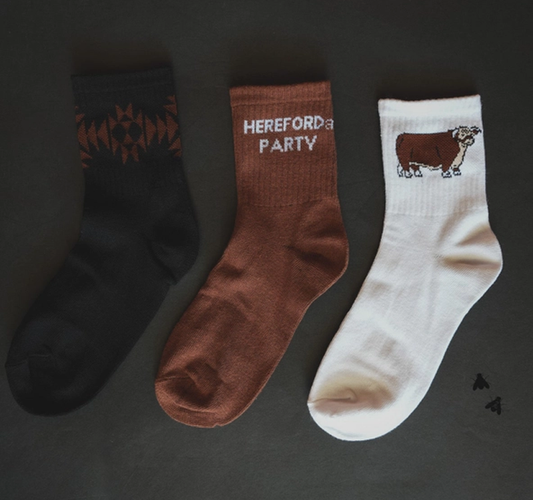 Herford Western Socks-Tan 2 Fly Co