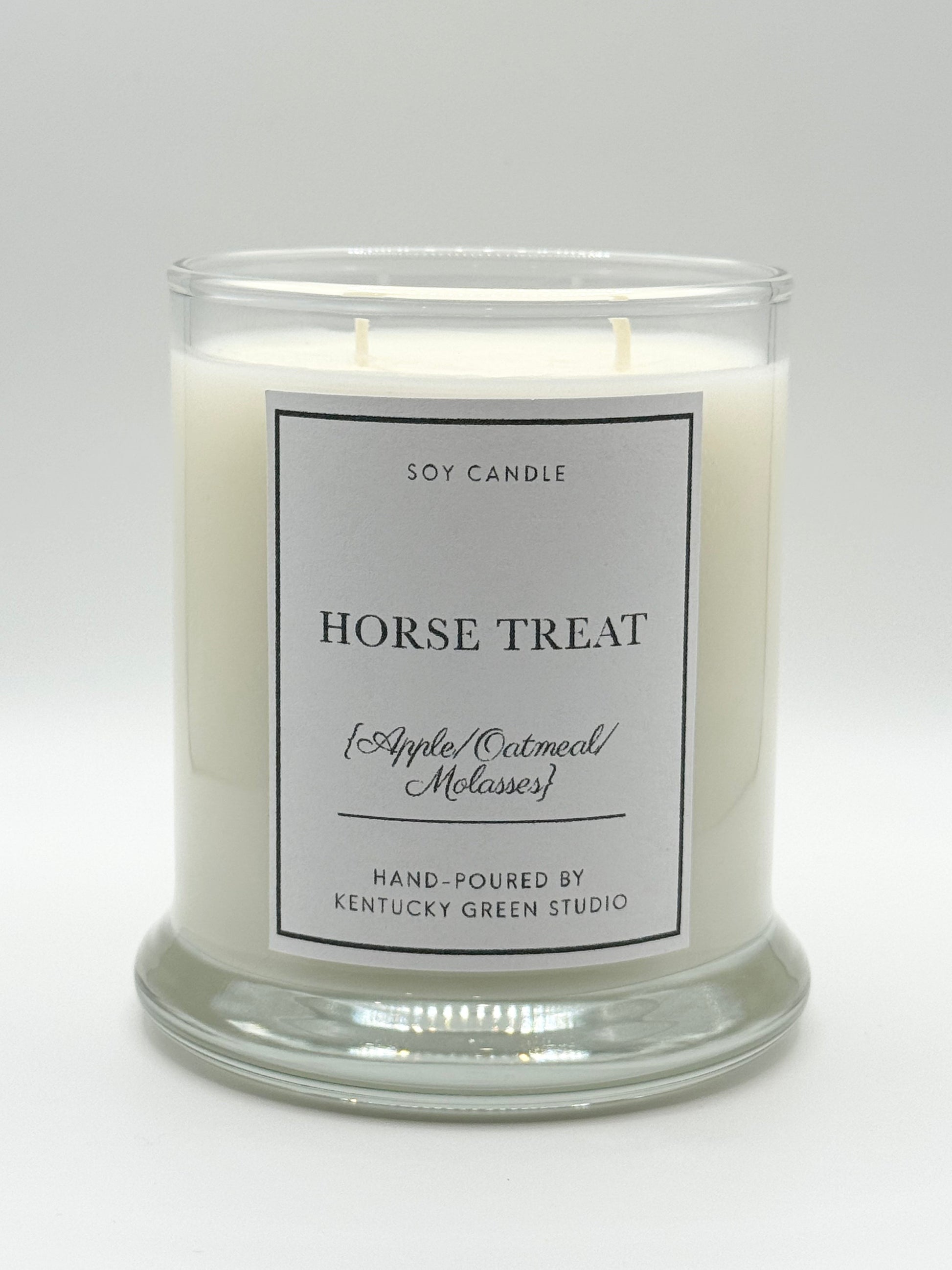 Horse Treat Soy Wax Candle Kentucky Green Studio