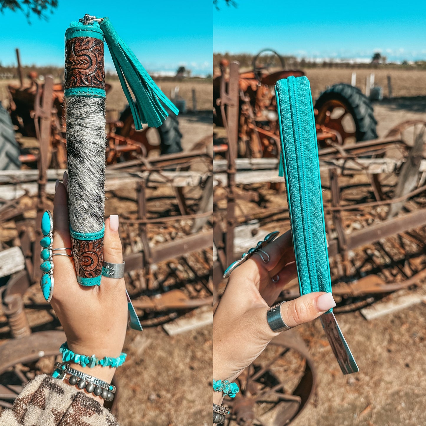 The Turquoise Dreams Wallet a Haute Southern Hyde by Beth Marie Exclusive Haute Southern Hyde