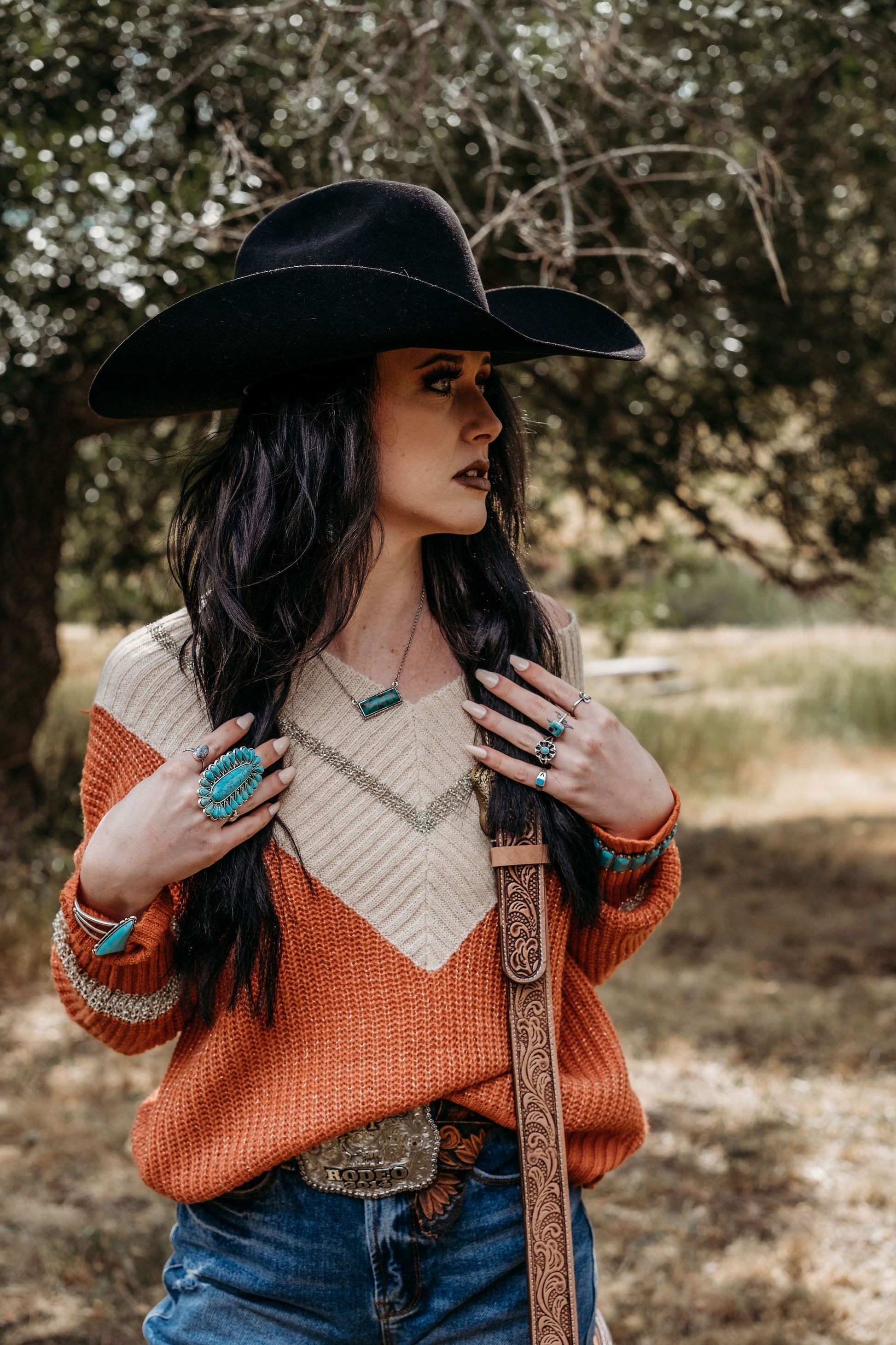 The Lancaster (Gold Splattered Cowhide) a Haute Southern Hyde by Beth Marie Exclusive Haute Southern Hyde