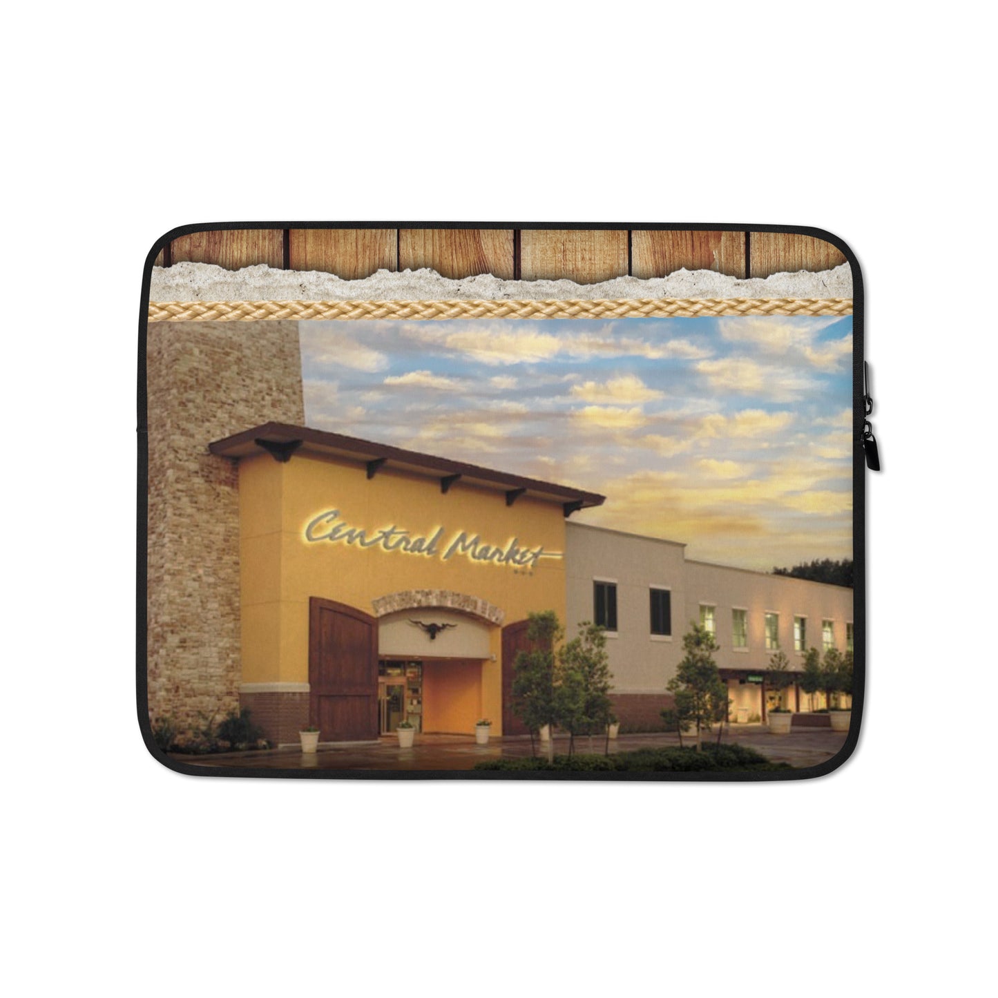 Fort Worth Central Market Laptop Sleeve CedarHill Country Market