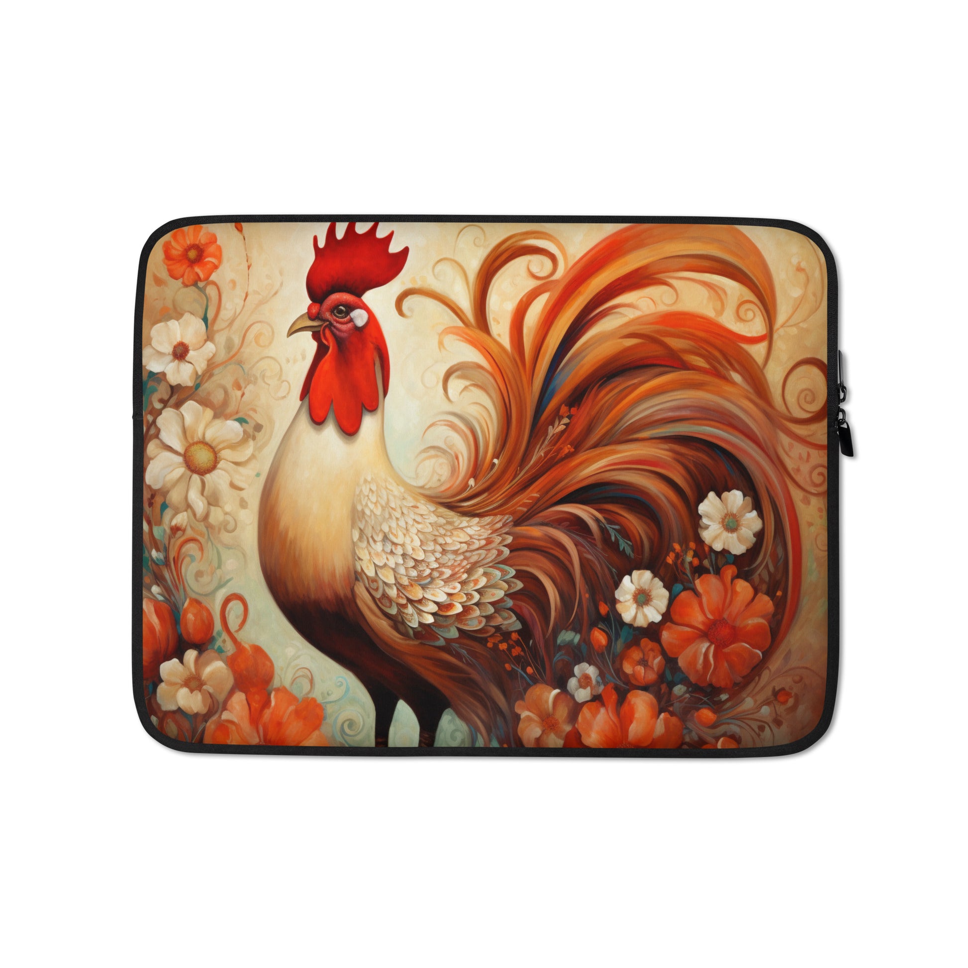 Retro Rooster Laptop Sleeve CedarHill Country Market
