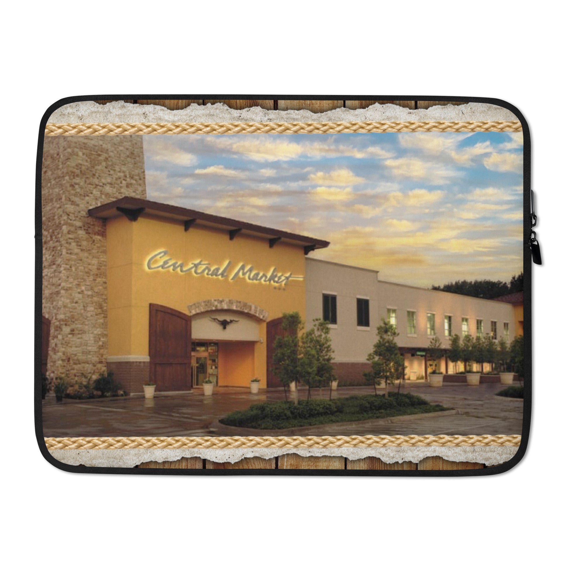 Fort Worth Central Market Laptop Sleeve CedarHill Country Market