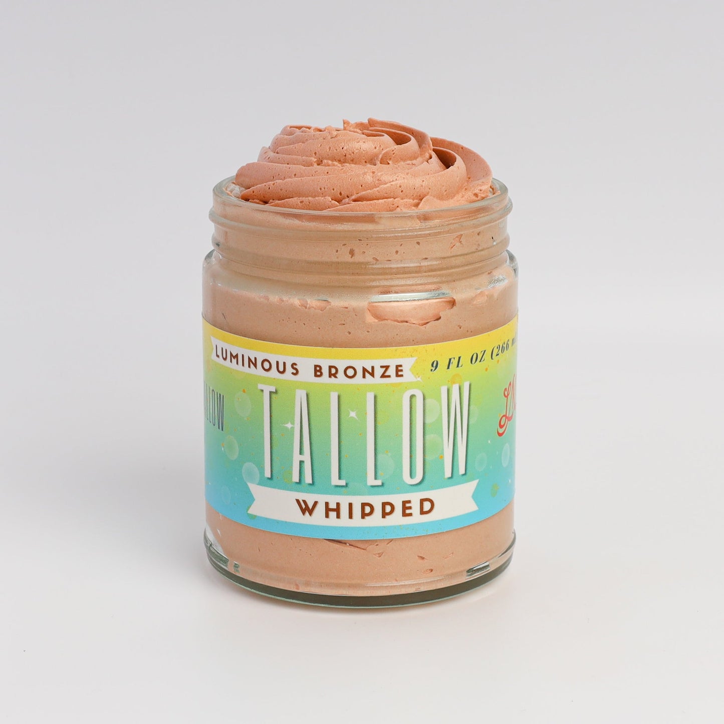Luminous Bronze Whipped Tallow Moisturizer - Natural Bronzing Body Butter with Mica Lady May Tallow