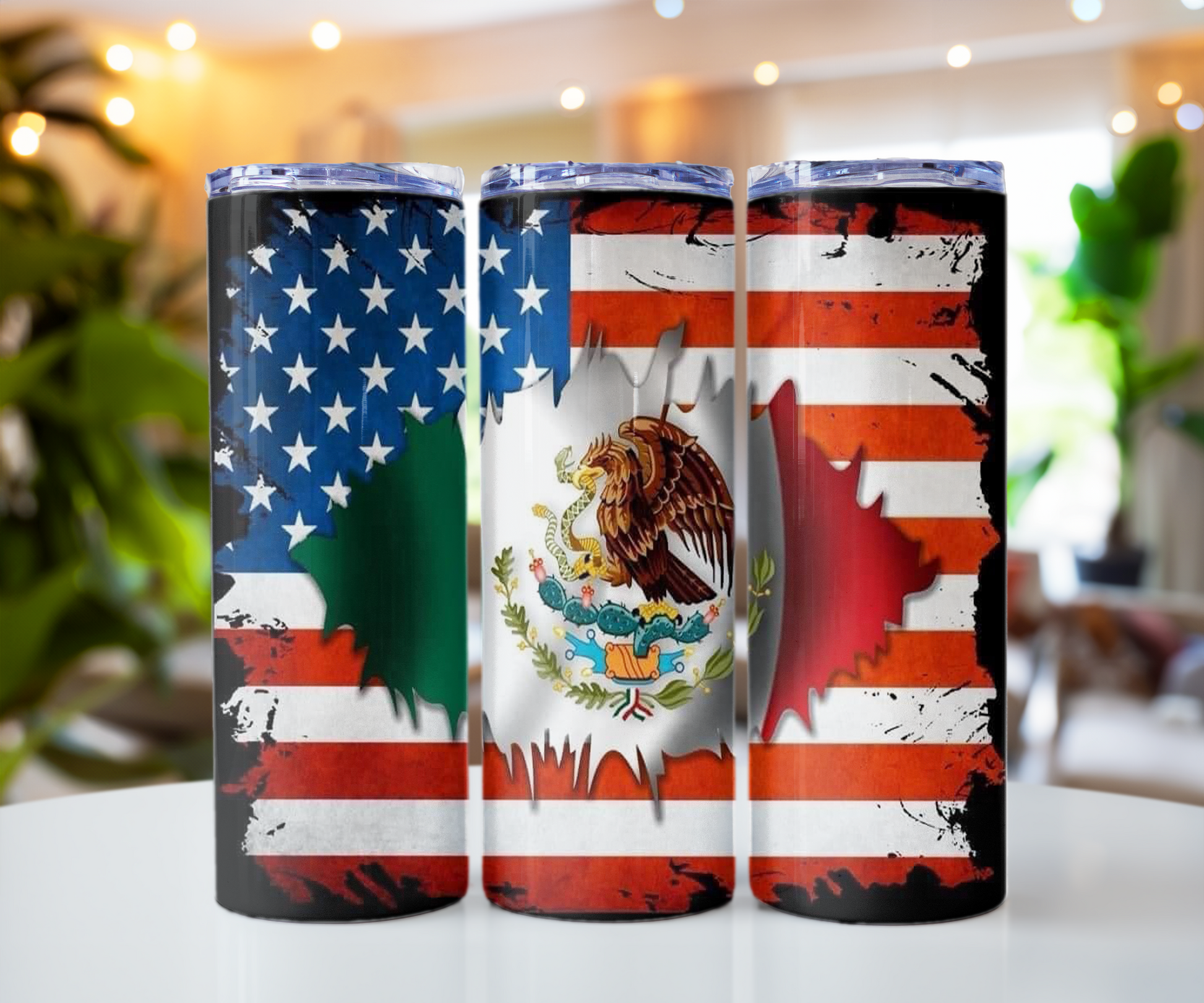 Mexican American Stainless steel tumbler CedarHill Country Market