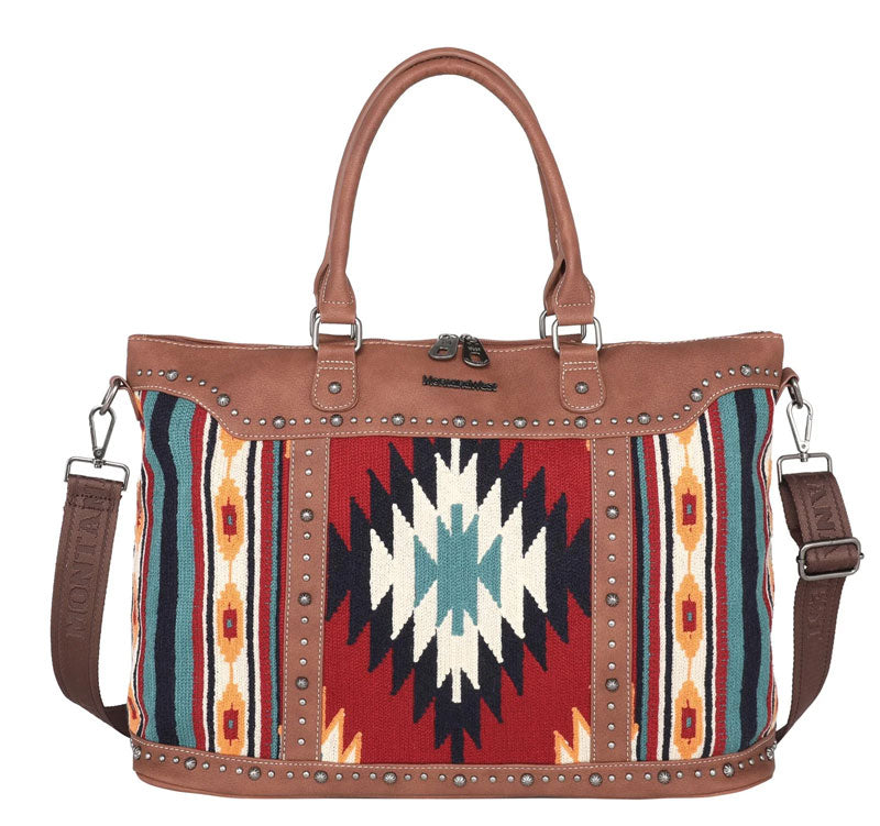 Montana West Aztec Tapestry Collection Weekender Bag Cedar Hill Country Market