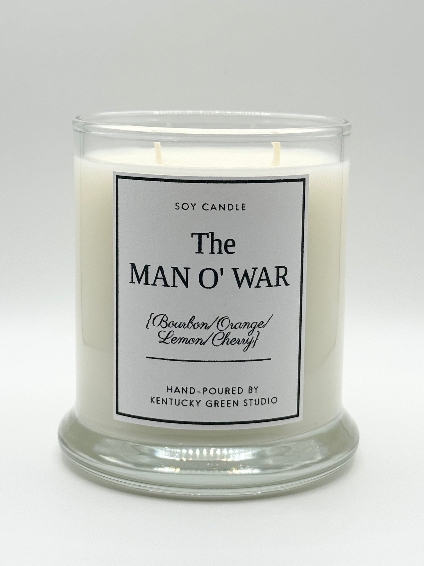 The Man O' War Soy Candle Kentucky Green Studio