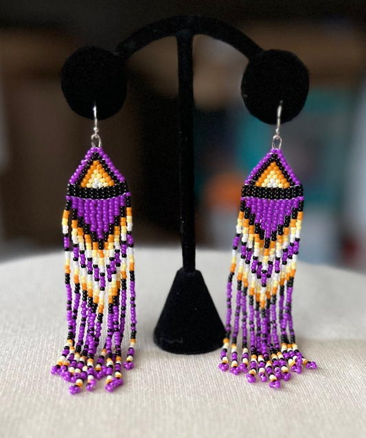 Native American Beaded Seed EarRings CedarHill Country Market