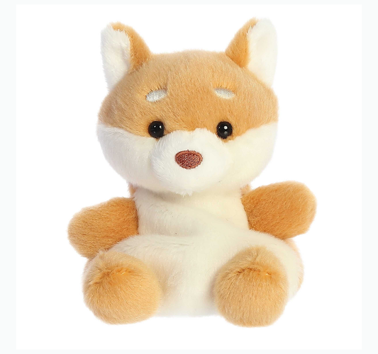 5" Keiko Shiba Inu Palm Pal Stuffie CedarHill Country Market