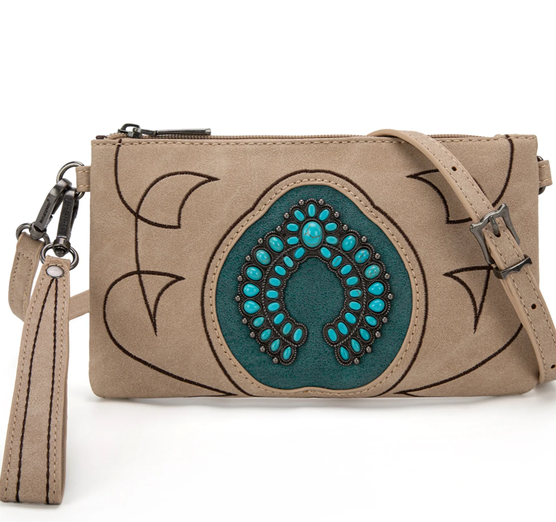 Montana West Concho Collection Crossbody/Wristlet No 902 Cedar Hill Country Market