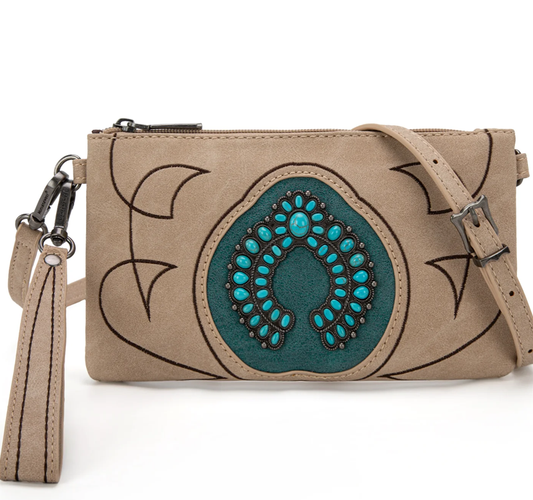 Montana West Concho Collection Crossbody/Wristlet No 902 Cedar Hill Country Market