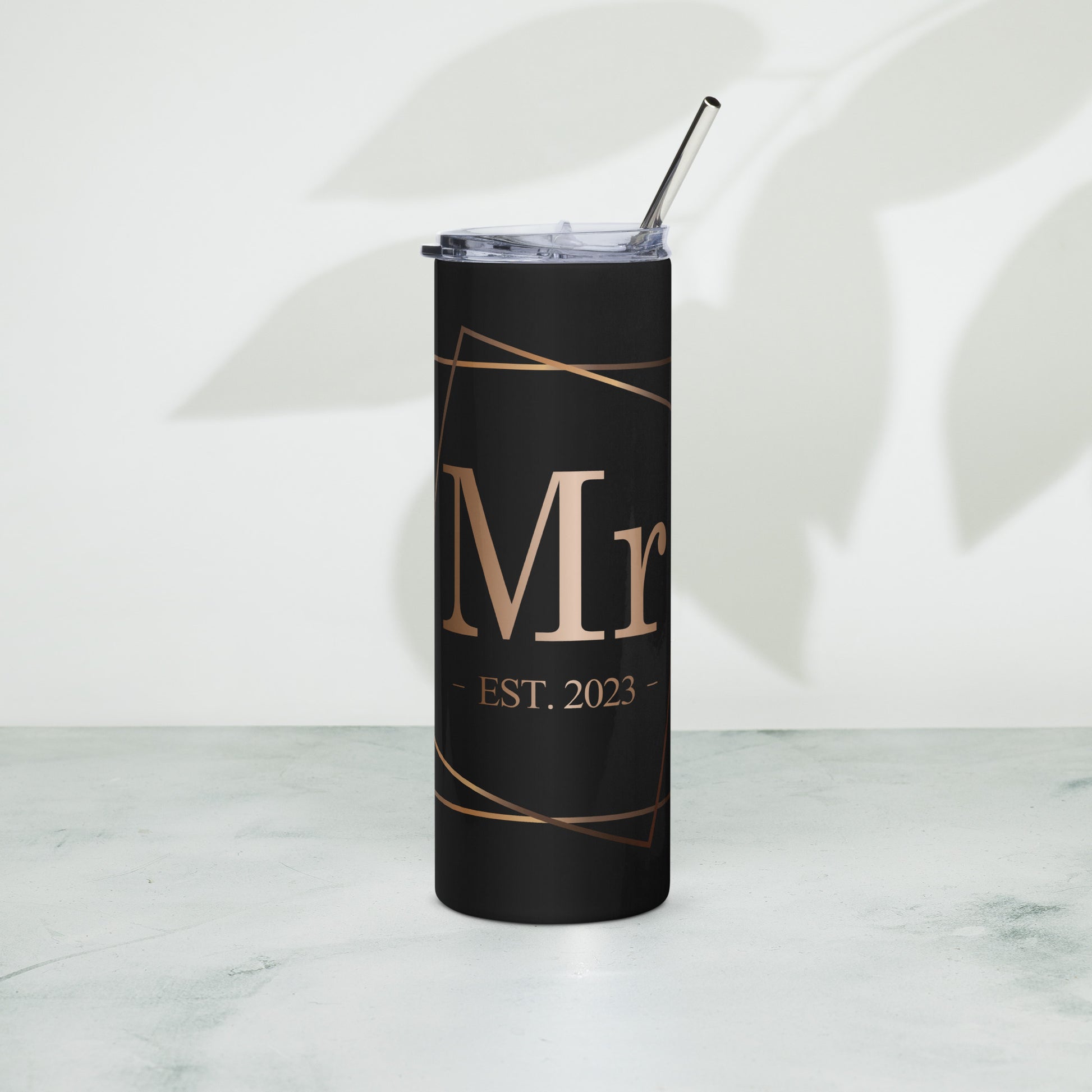 Mr 2023 Bride and Groom Stainless steel tumbler CedarHill Country Market