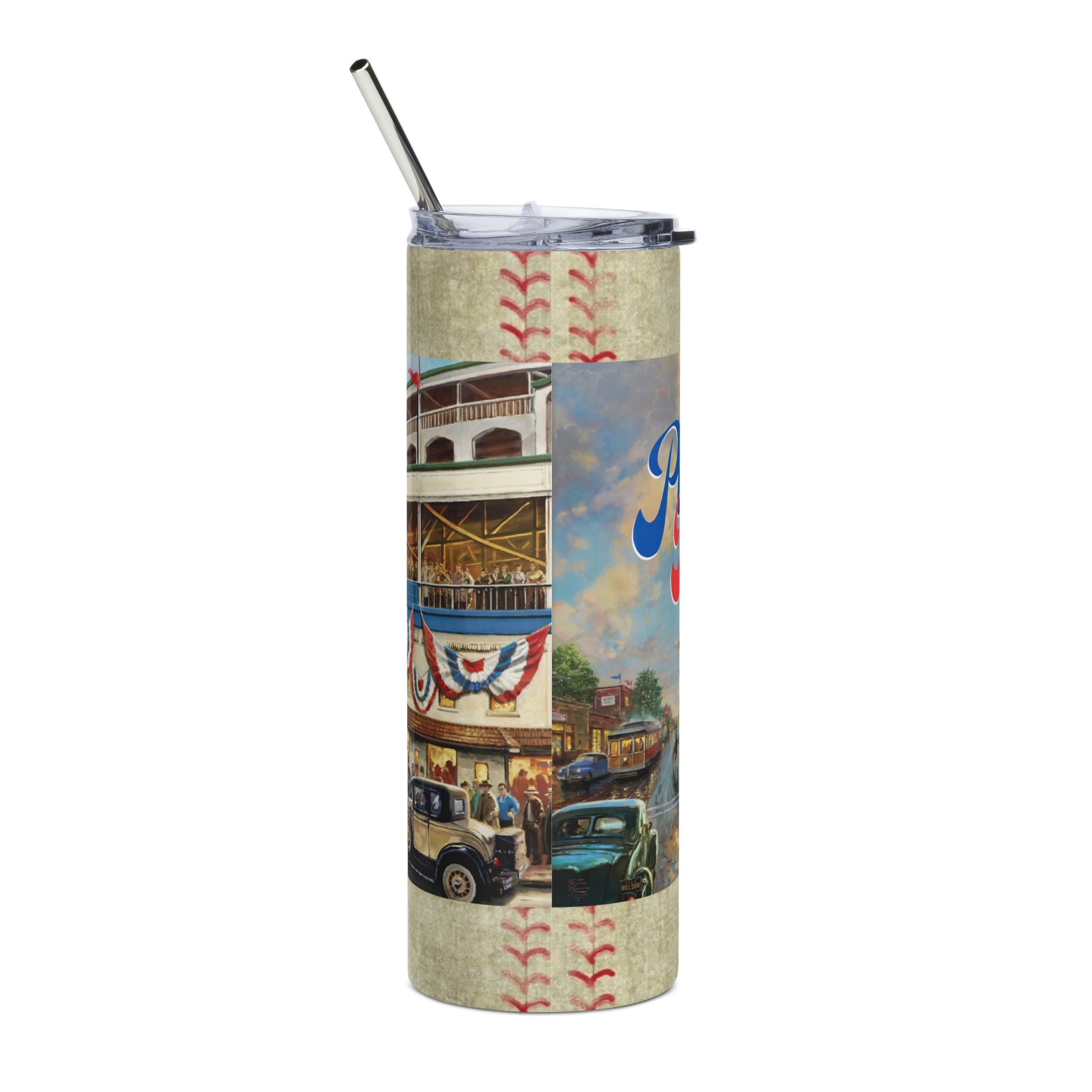 Wrigley Field Play Ball Stainless steel tumbler CedarHill Country Market