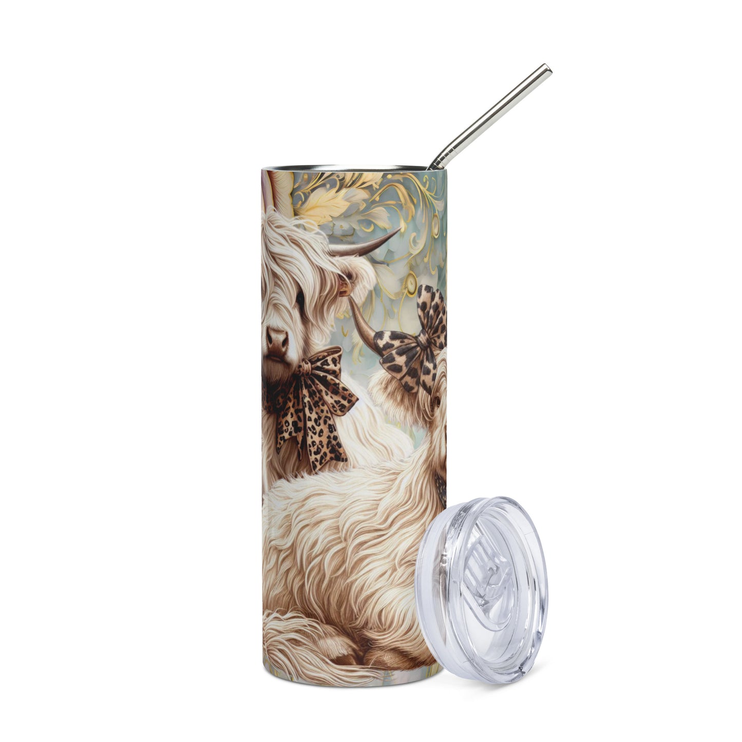 Highland Cow Duo Stainless steel tumbler CedarHill Country Market
