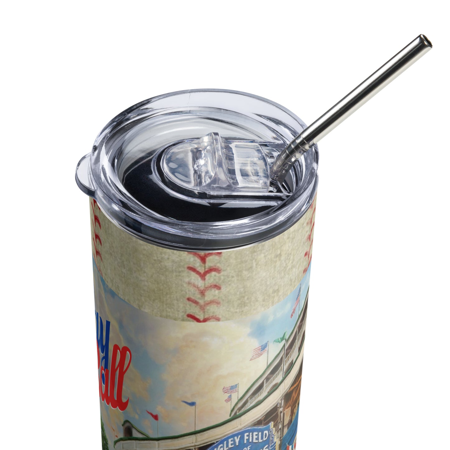 Wrigley Field Play Ball Stainless steel tumbler CedarHill Country Market