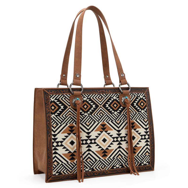 Montana West Aztec Tapestry Concealed Carry Tote and Wallet CedarHill Country Market