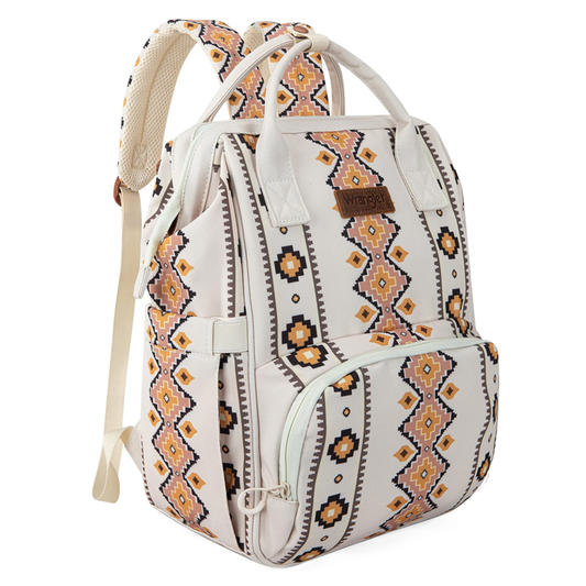 Wrangler Aztec Printed Callie Backpack - Tan CedarHill Country Market